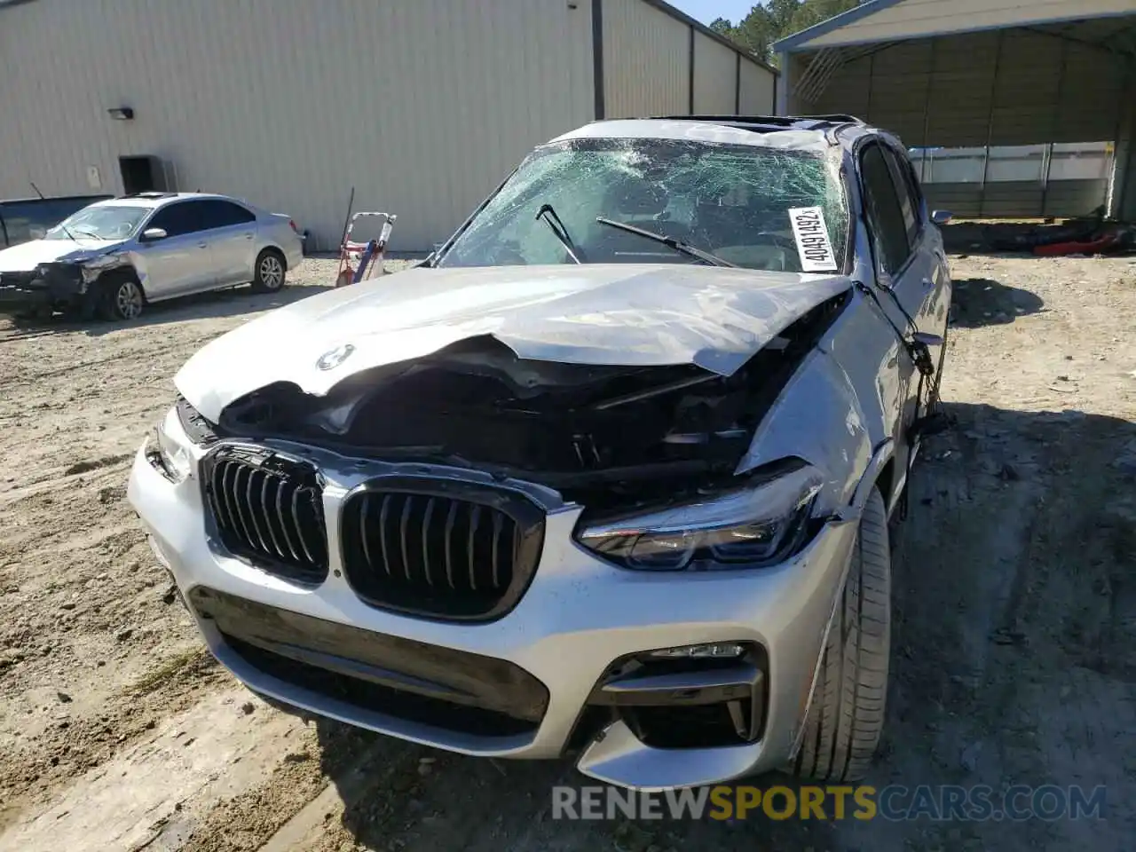 2 Photograph of a damaged car 5UXTY9C09LL304225 BMW X3 2020