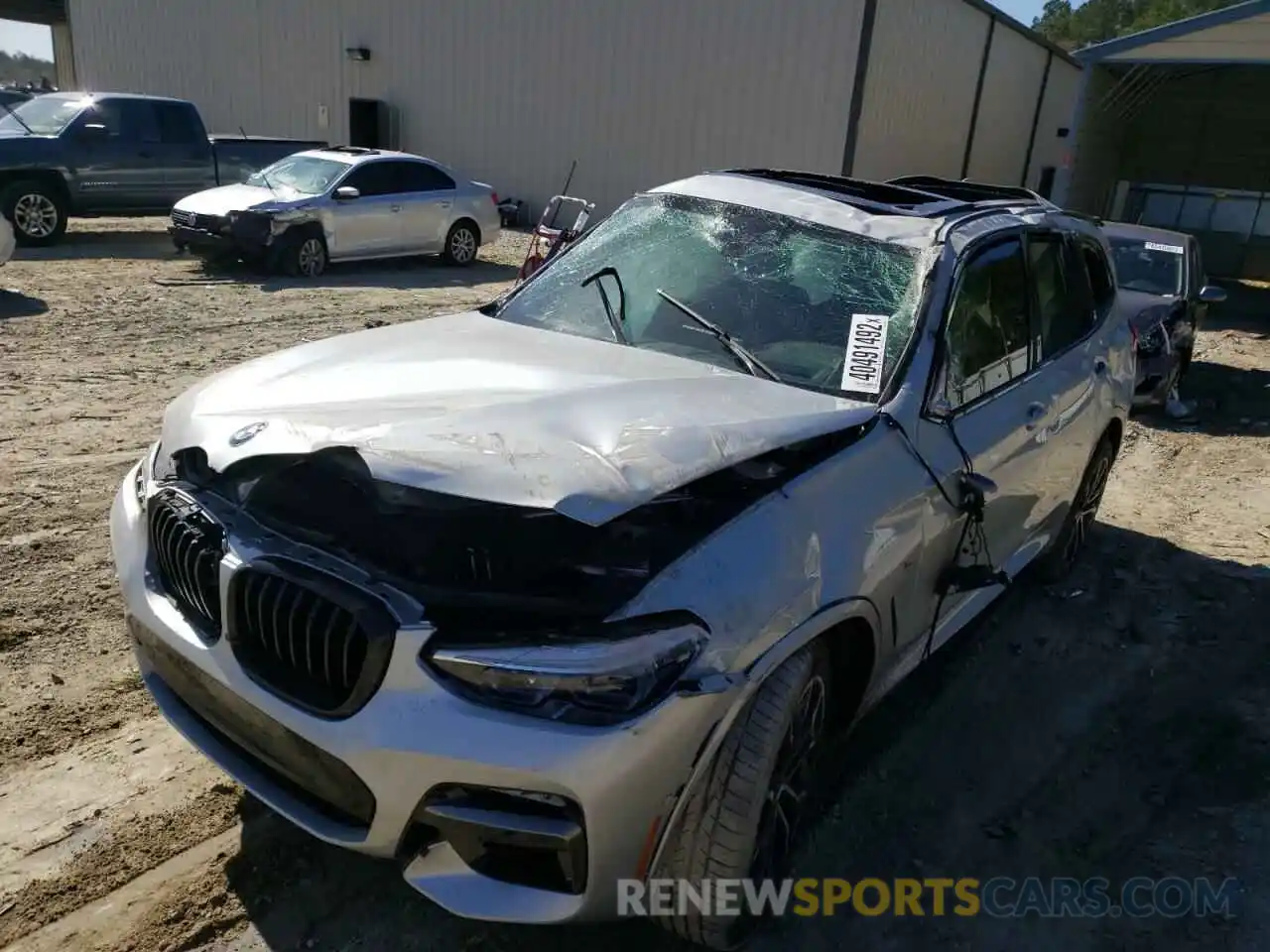 9 Photograph of a damaged car 5UXTY9C09LL304225 BMW X3 2020