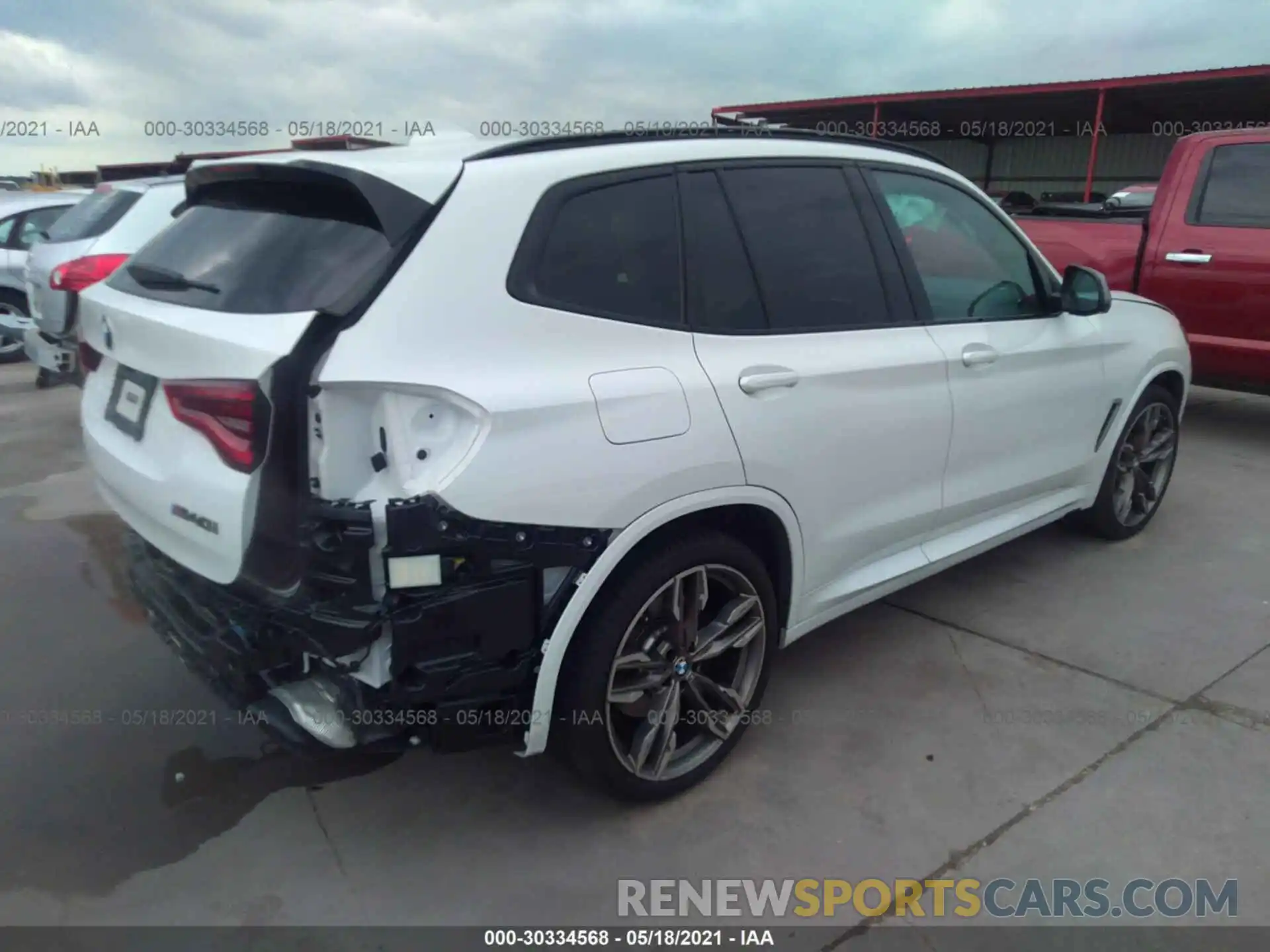 4 Фотография поврежденного автомобиля 5UXTY9C0XL9B57557 BMW X3 2020