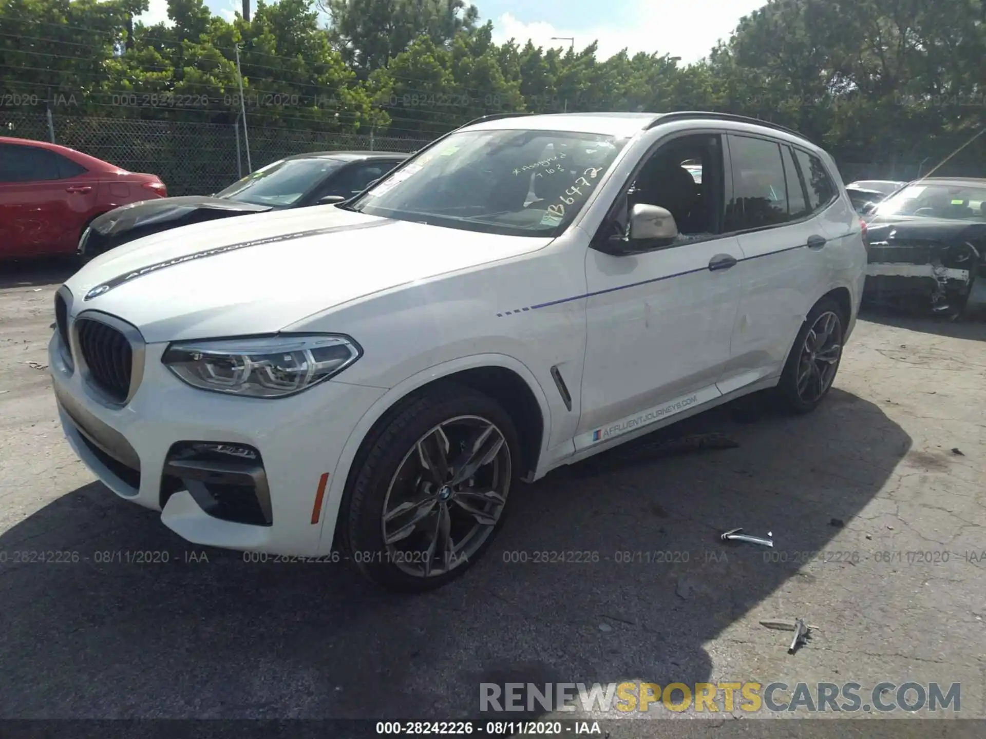 2 Photograph of a damaged car 5UXTY9C0XL9B64072 BMW X3 2020