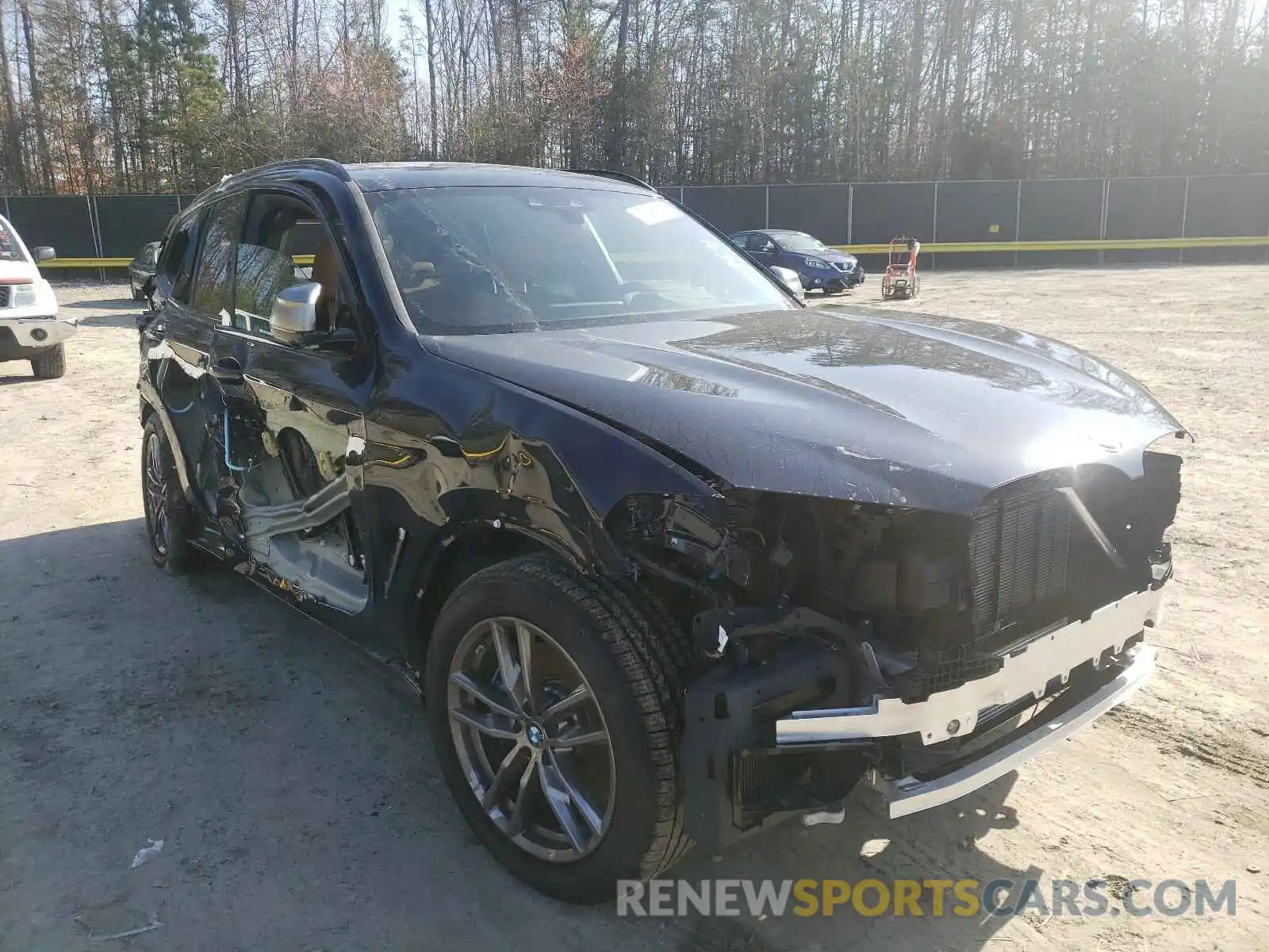 1 Photograph of a damaged car 5UXTY9C0XL9C90318 BMW X3 2020