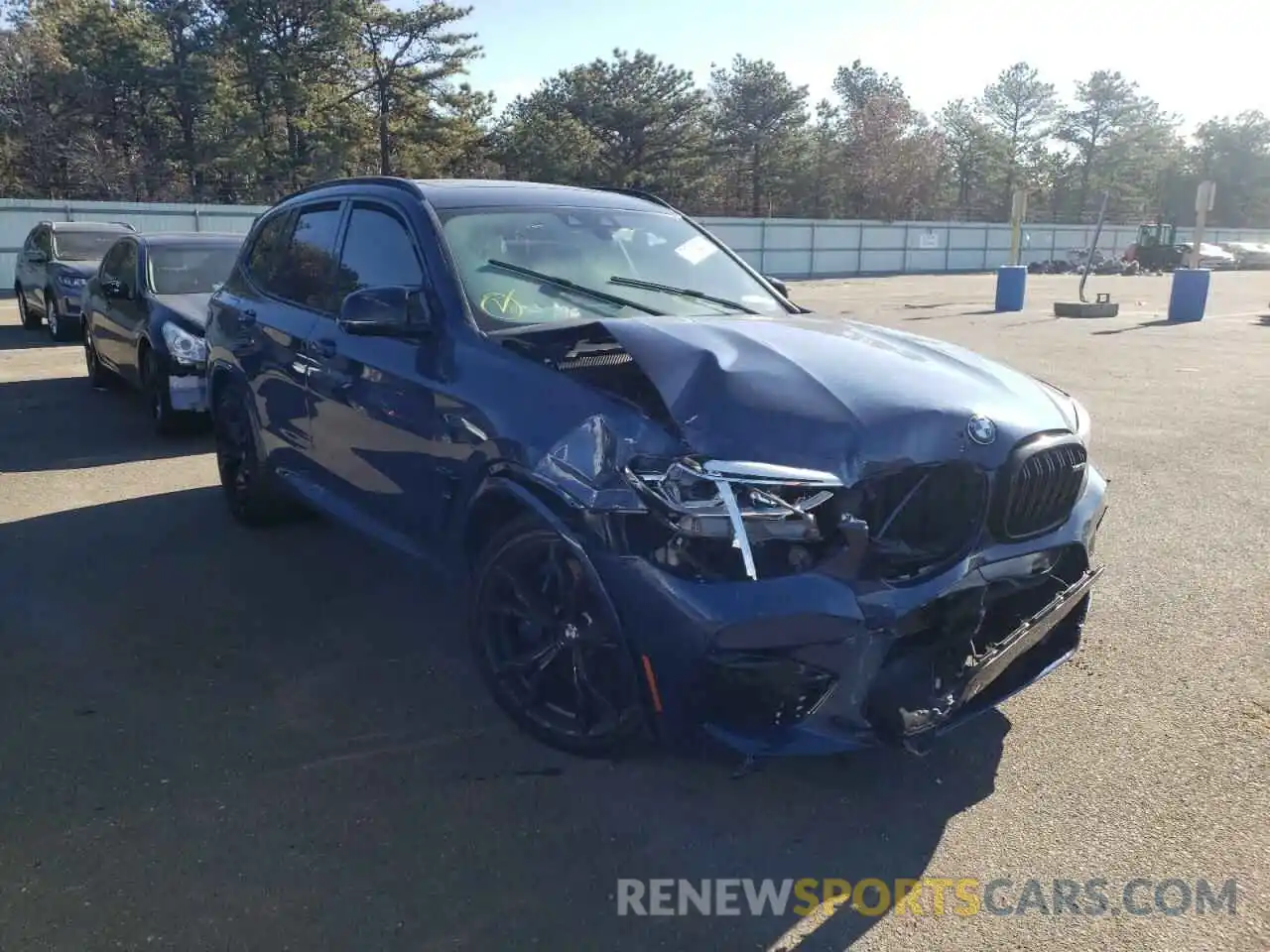 1 Photograph of a damaged car 5YMTS0C01LLT09814 BMW X3 2020