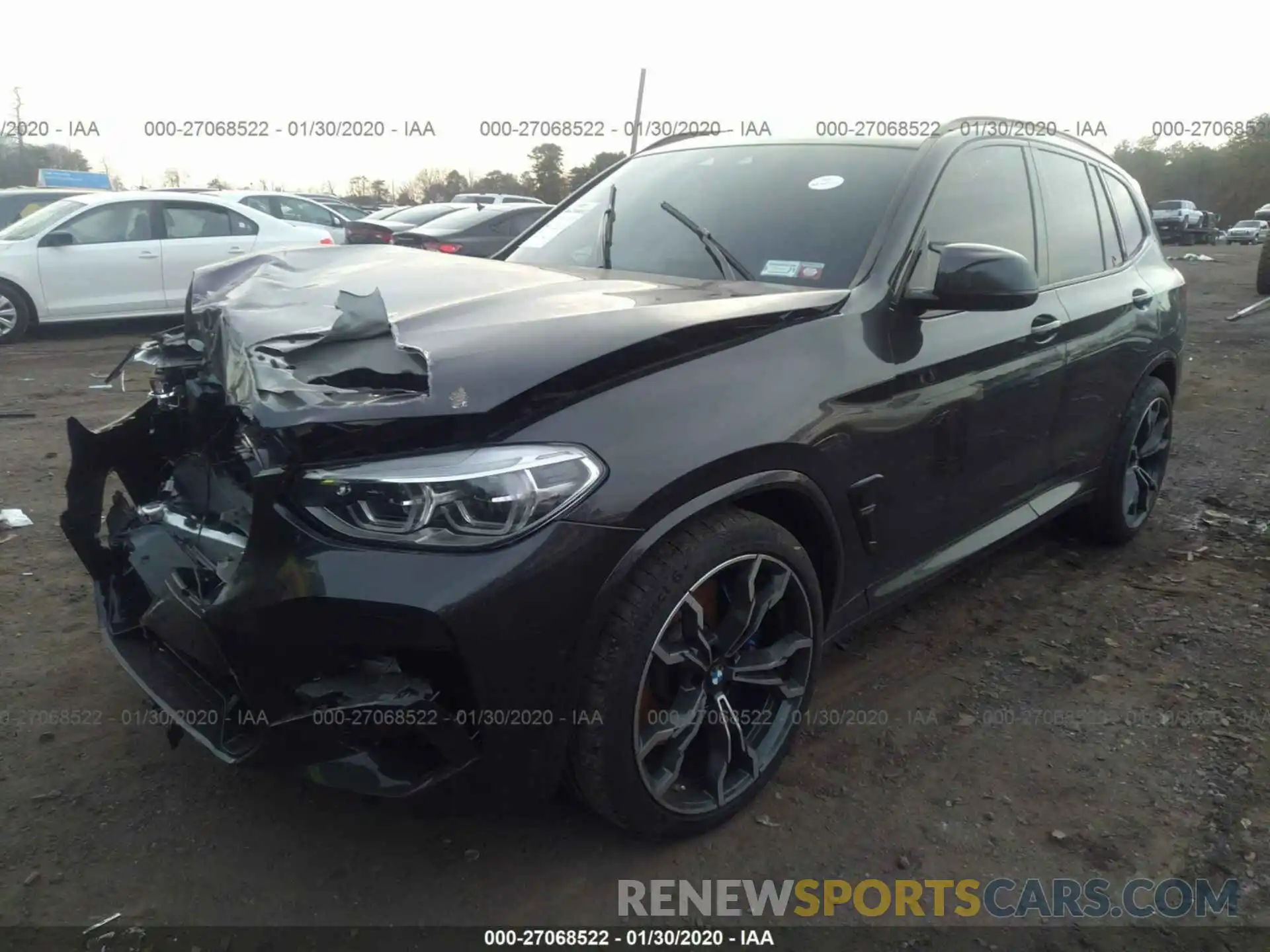 2 Photograph of a damaged car 5YMTS0C01LLT10655 BMW X3 2020