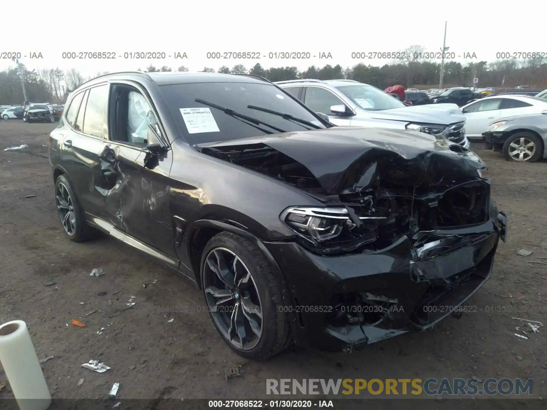 6 Photograph of a damaged car 5YMTS0C01LLT10655 BMW X3 2020