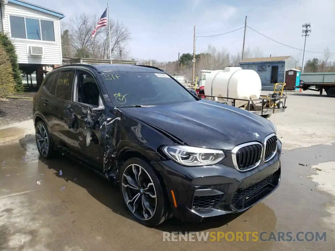 1 Photograph of a damaged car 5YMTS0C01LLT10719 BMW X3 2020