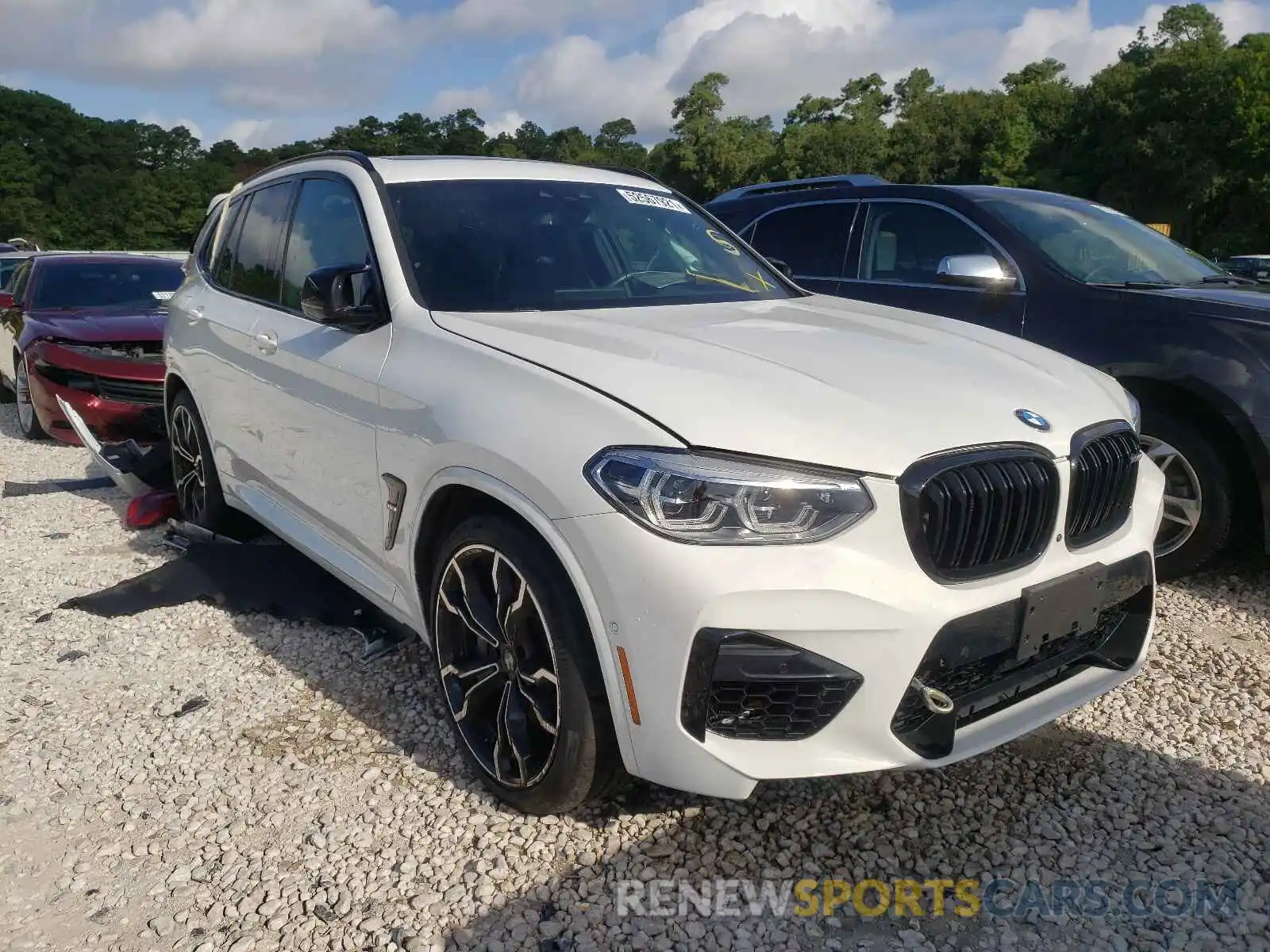 1 Photograph of a damaged car 5YMTS0C03LLT10124 BMW X3 2020