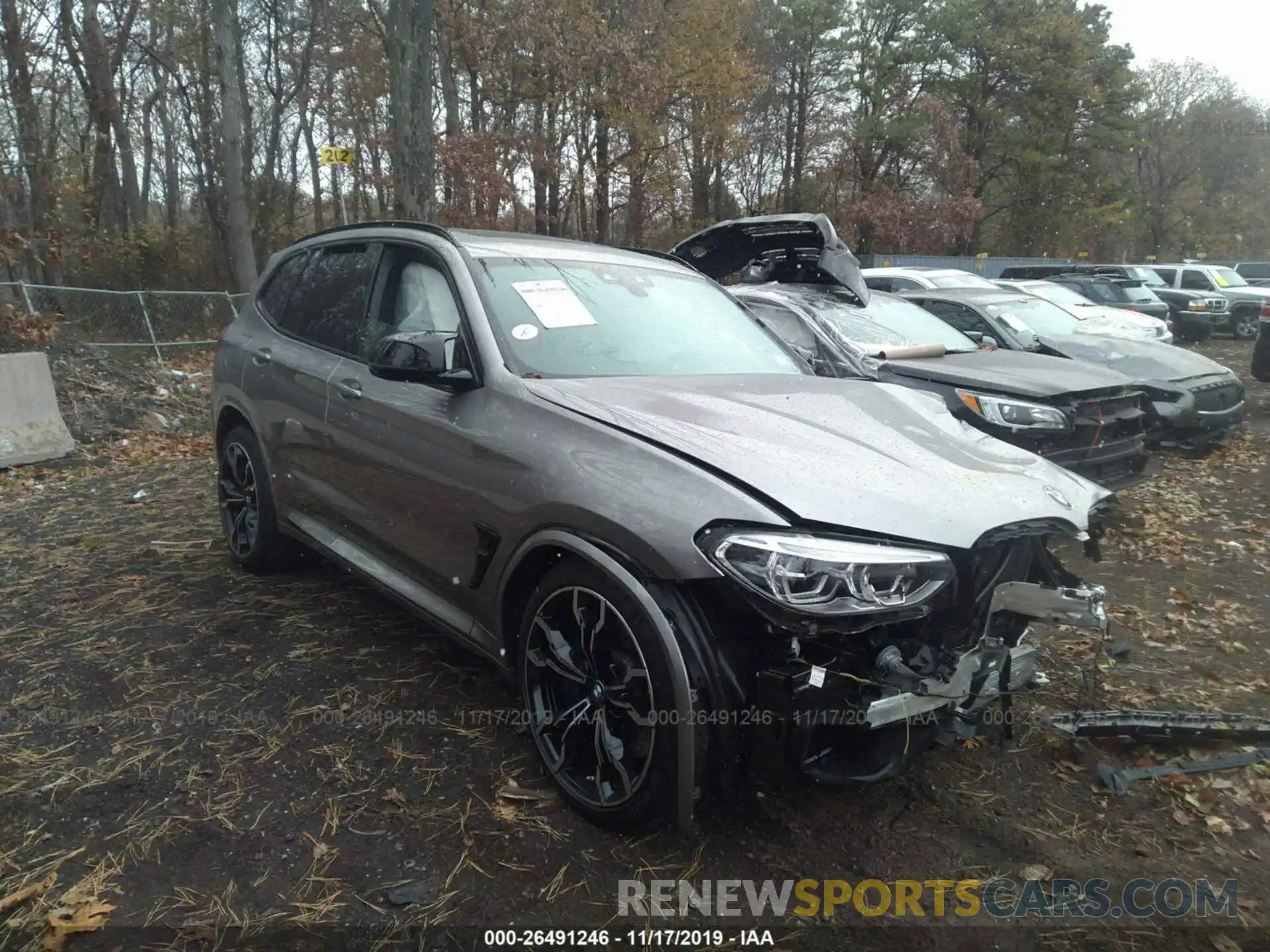 1 Photograph of a damaged car 5YMTS0C03LLT10401 BMW X3 2020