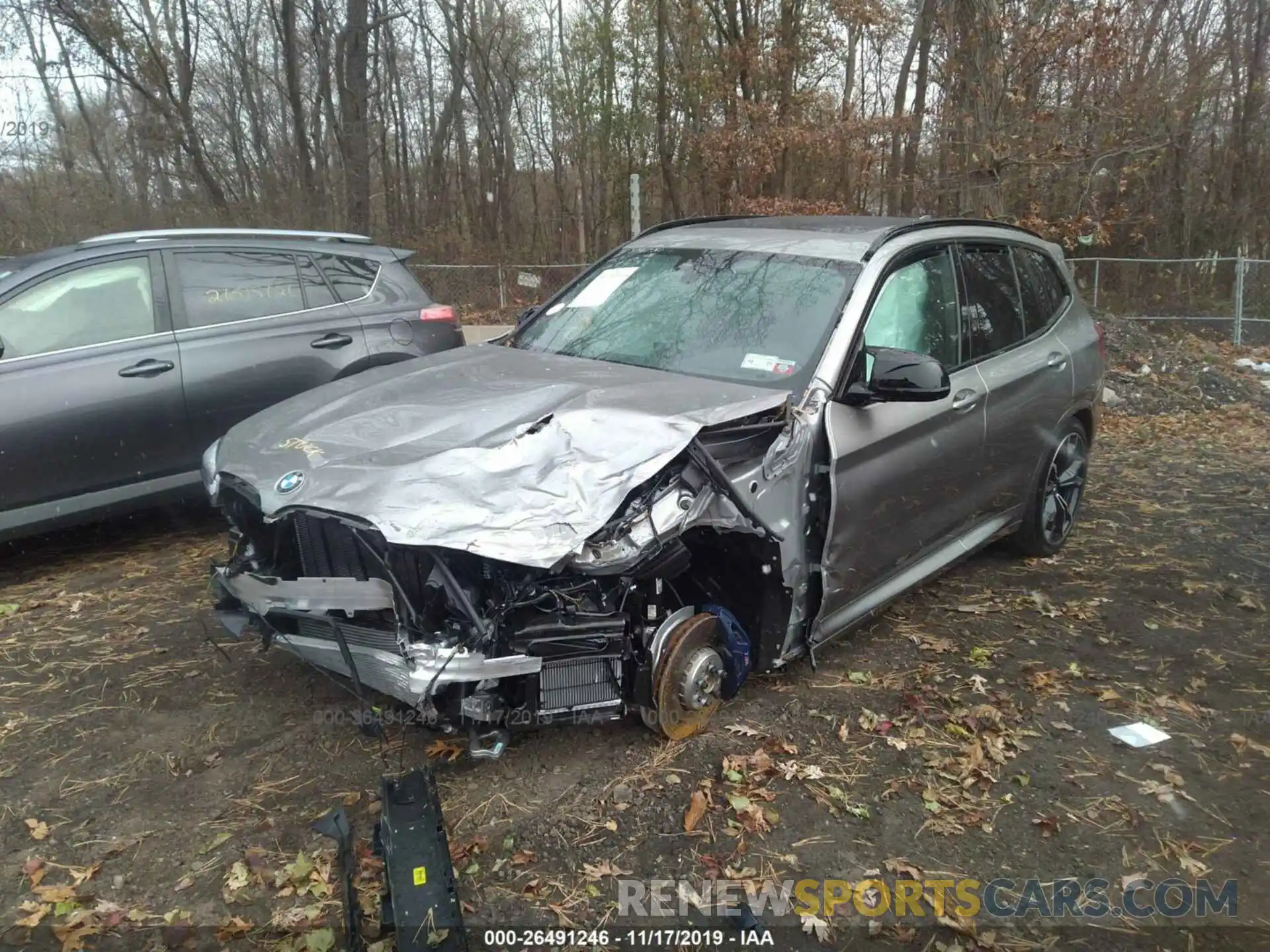 2 Photograph of a damaged car 5YMTS0C03LLT10401 BMW X3 2020