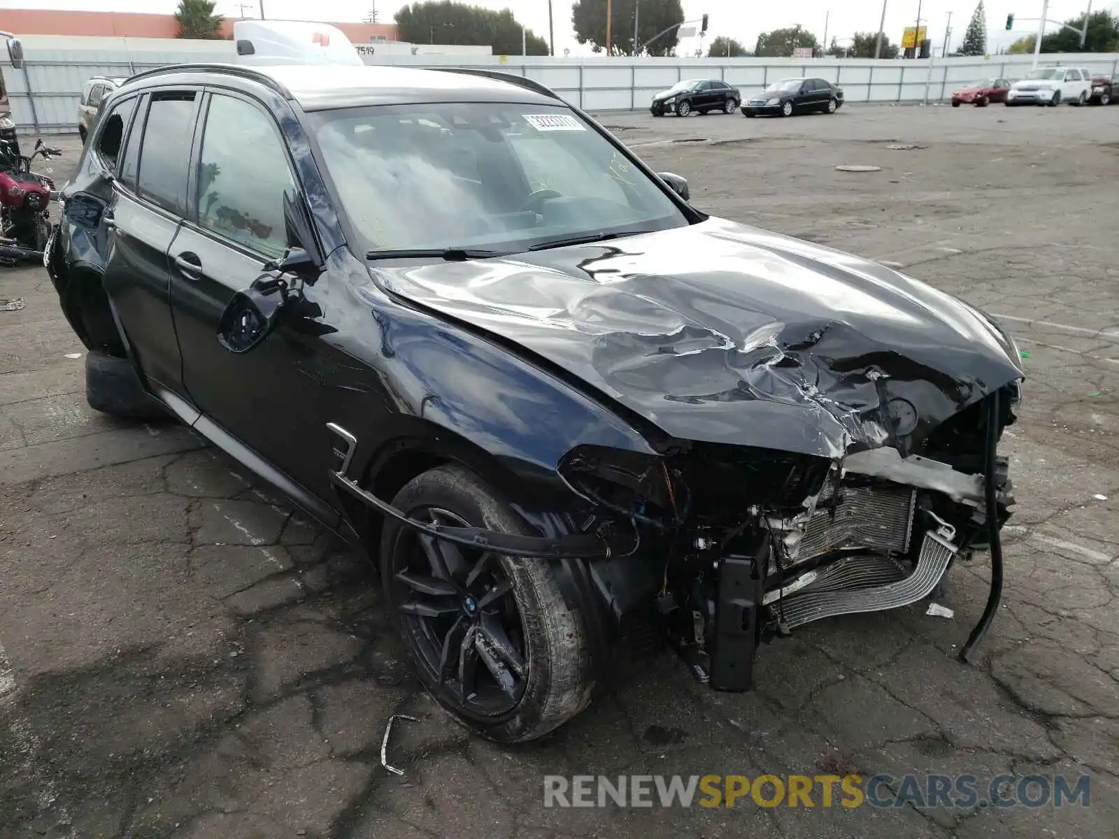 1 Photograph of a damaged car 5YMTS0C05L9B20650 BMW X3 2020