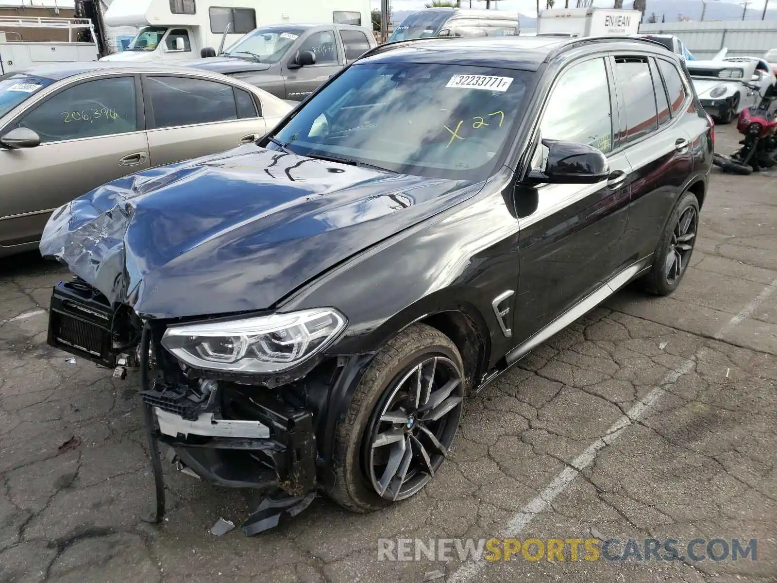 2 Photograph of a damaged car 5YMTS0C05L9B20650 BMW X3 2020