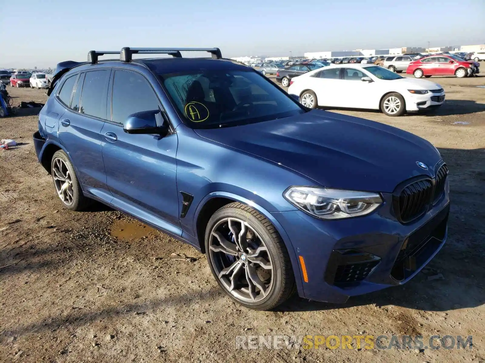 1 Photograph of a damaged car 5YMTS0C05L9B22186 BMW X3 2020