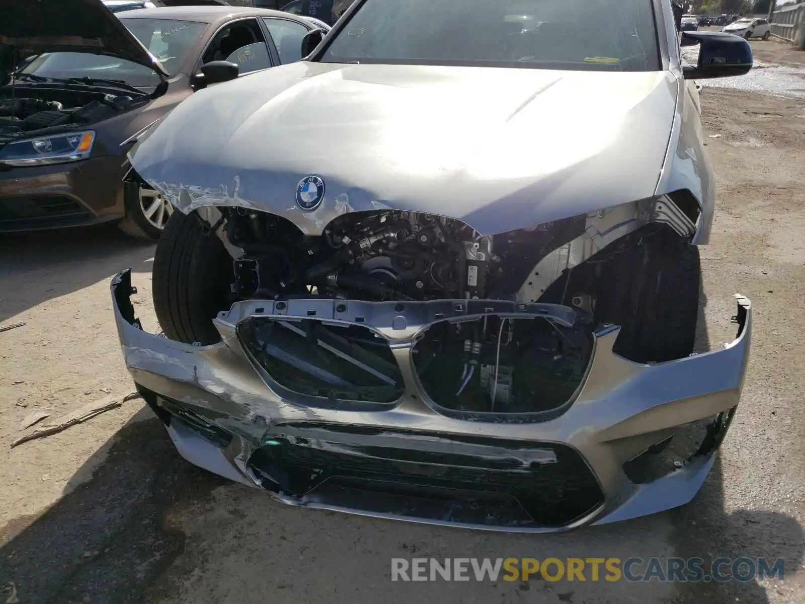 9 Фотография поврежденного автомобиля 5YMTS0C06LLT10229 BMW X3 2020