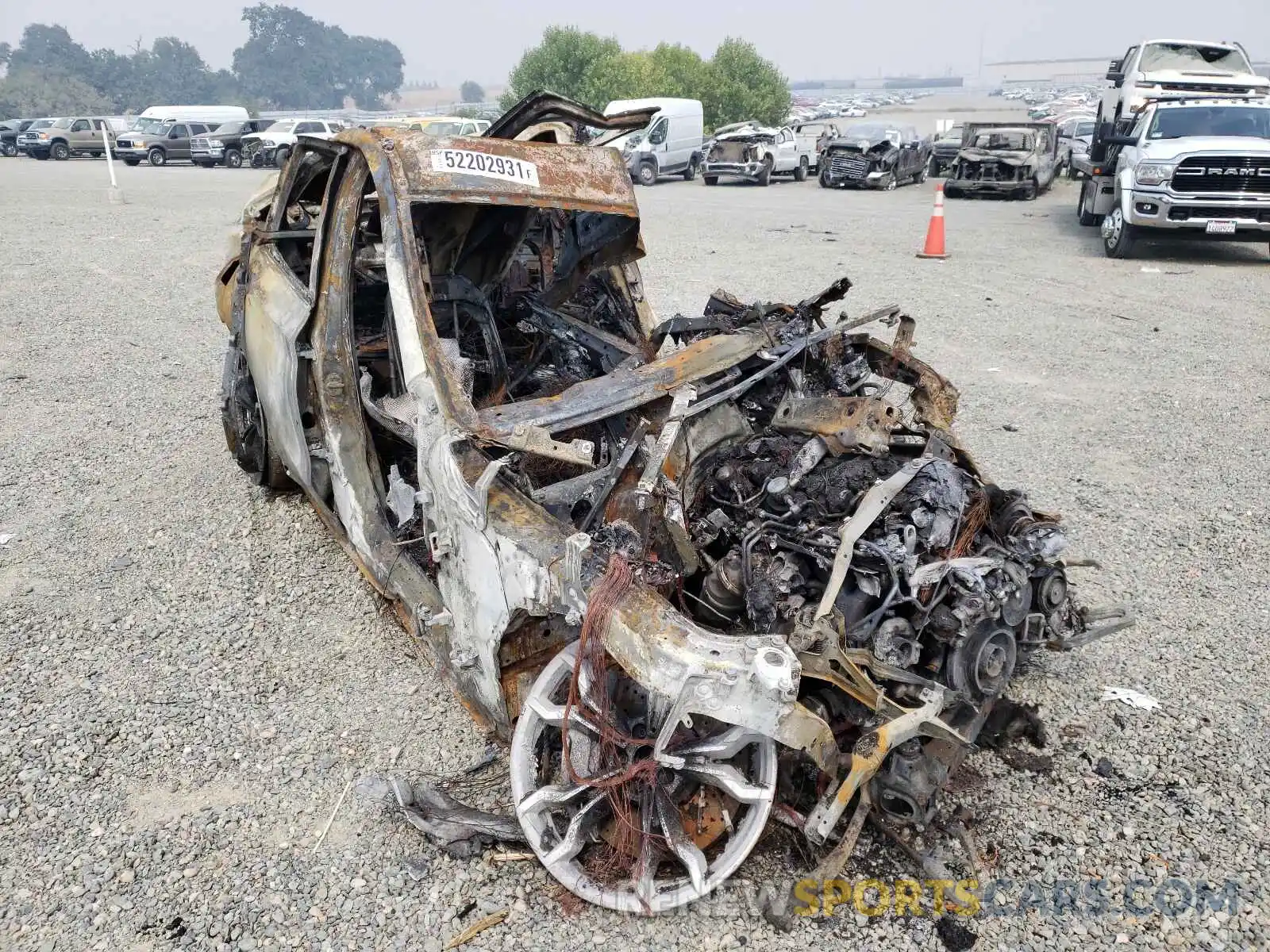 10 Photograph of a damaged car 5YMTS0C07L9B06507 BMW X3 2020