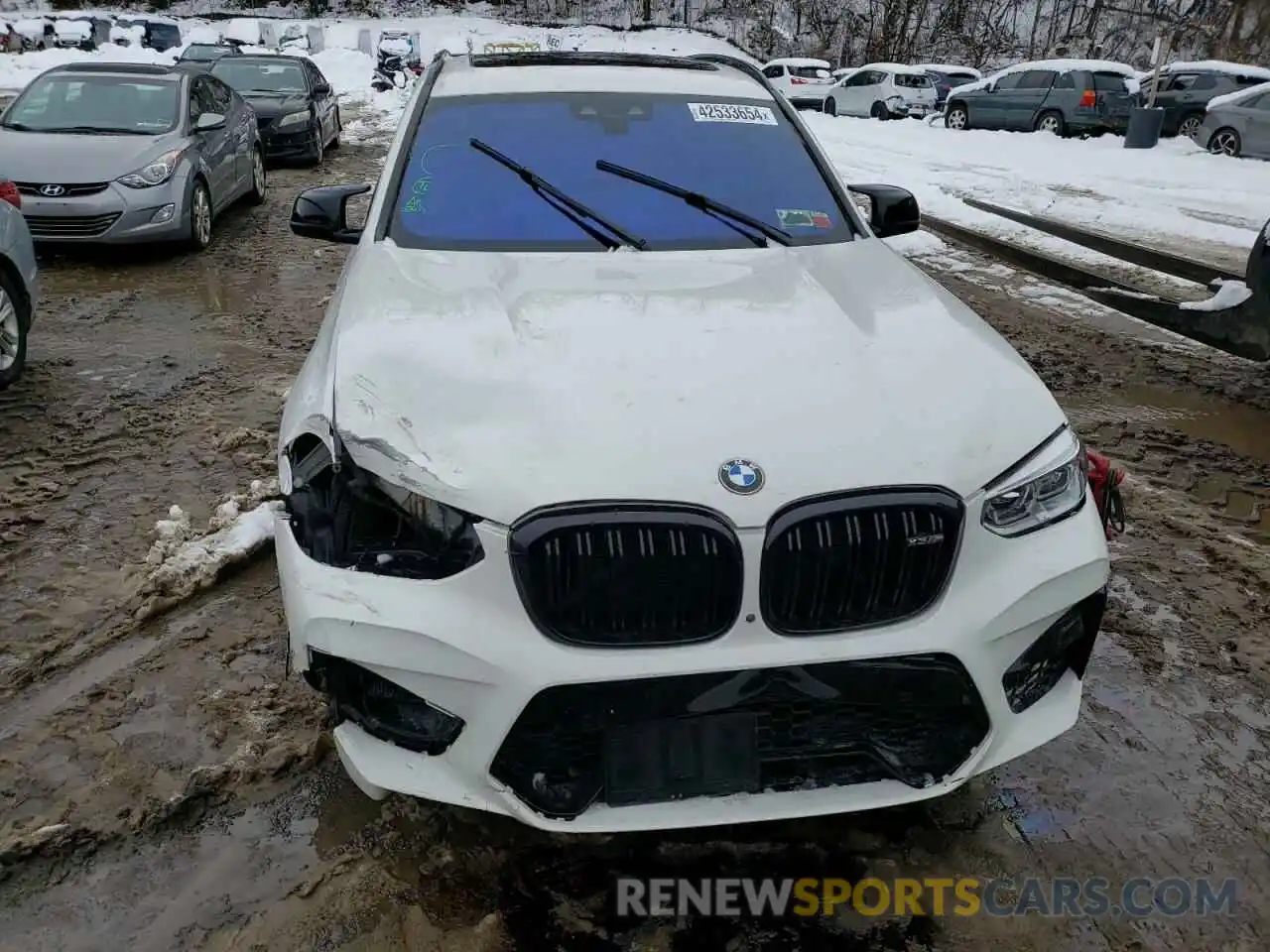 5 Photograph of a damaged car 5YMTS0C07L9B81952 BMW X3 2020