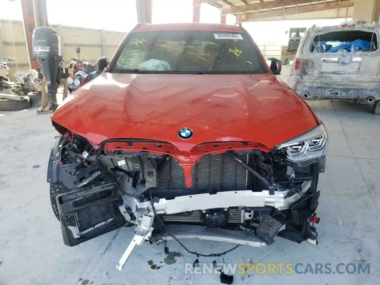 9 Фотография поврежденного автомобиля 5YMTS0C07LLT10255 BMW X3 2020