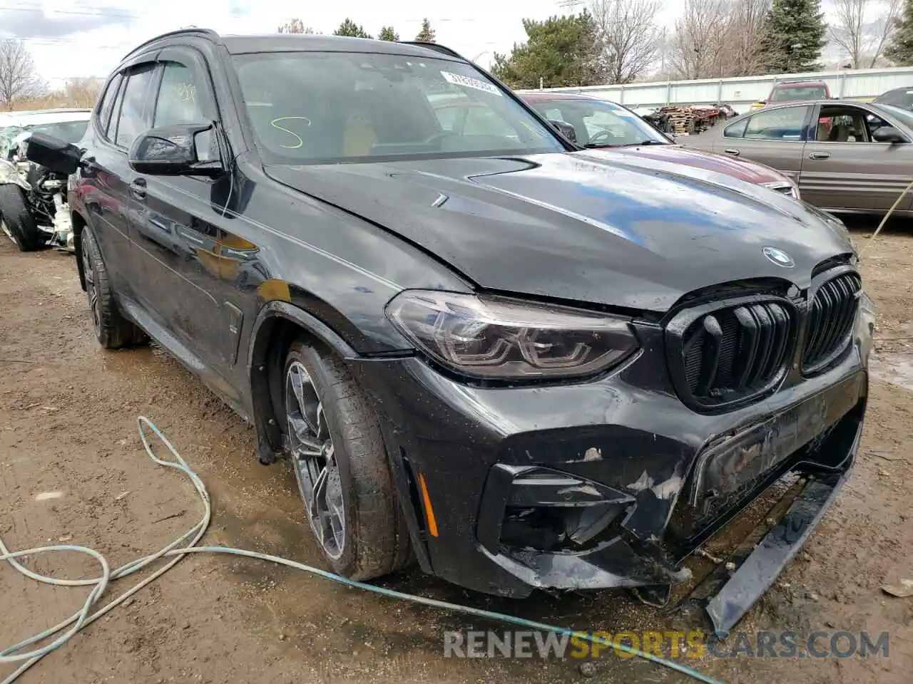 1 Photograph of a damaged car 5YMTS0C08L9B55263 BMW X3 2020