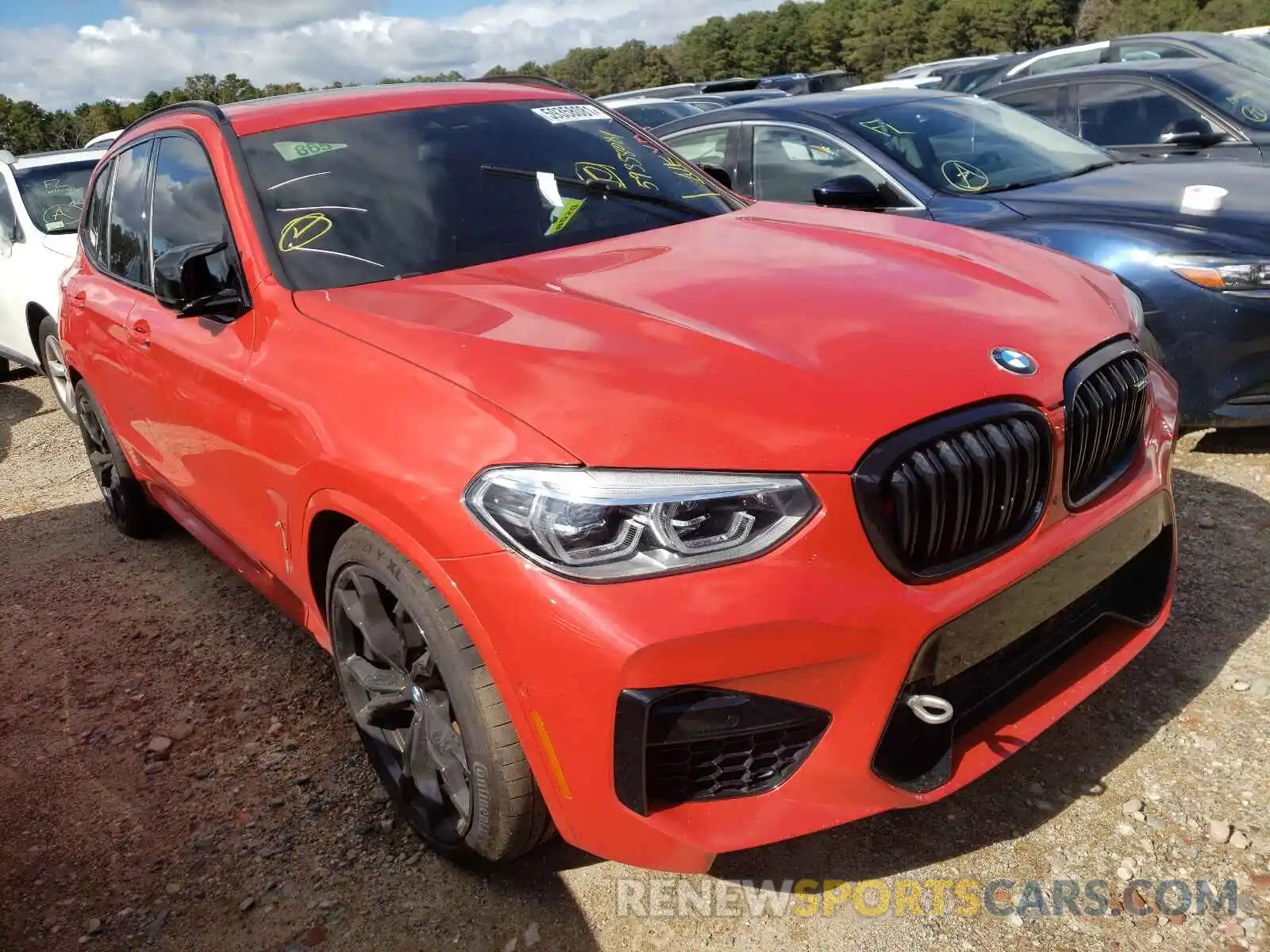 1 Photograph of a damaged car 5YMTS0C09L9B12096 BMW X3 2020