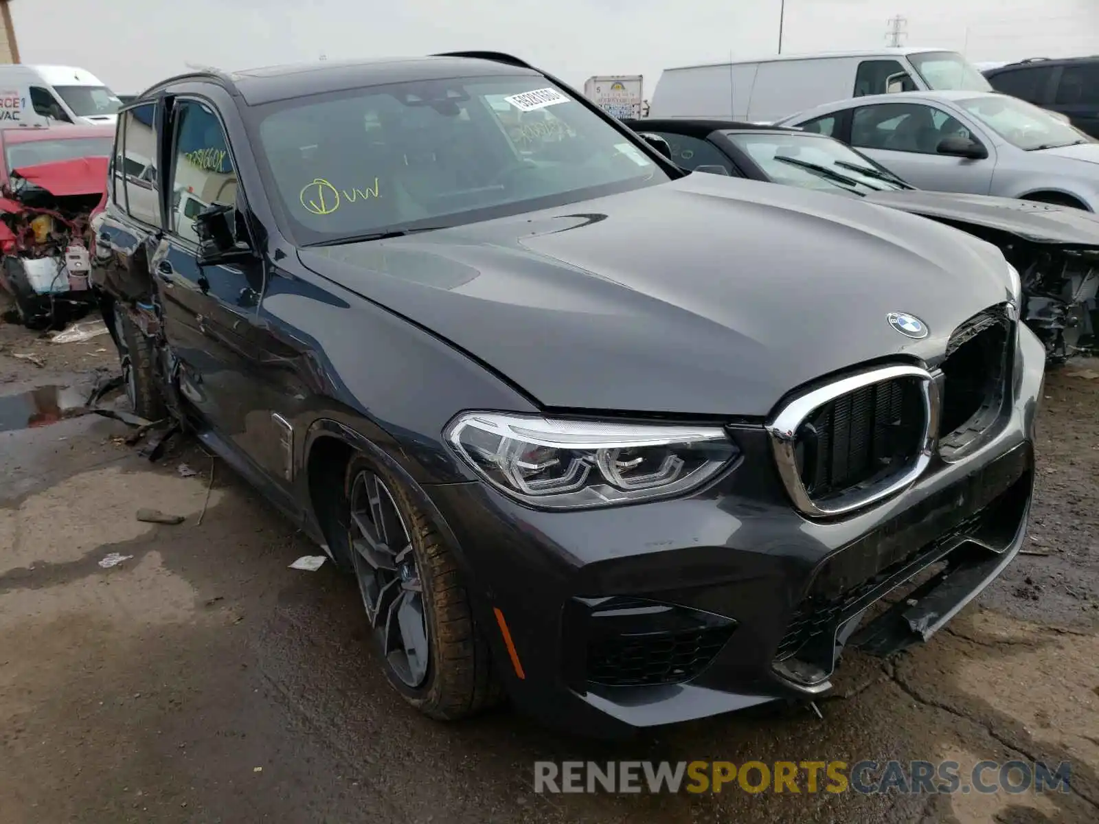 1 Photograph of a damaged car 5YMTS0C09LLT10158 BMW X3 2020