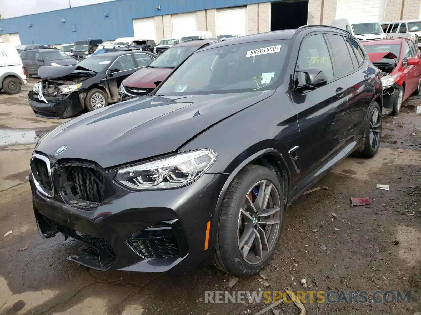 2 Фотография поврежденного автомобиля 5YMTS0C09LLT10158 BMW X3 2020