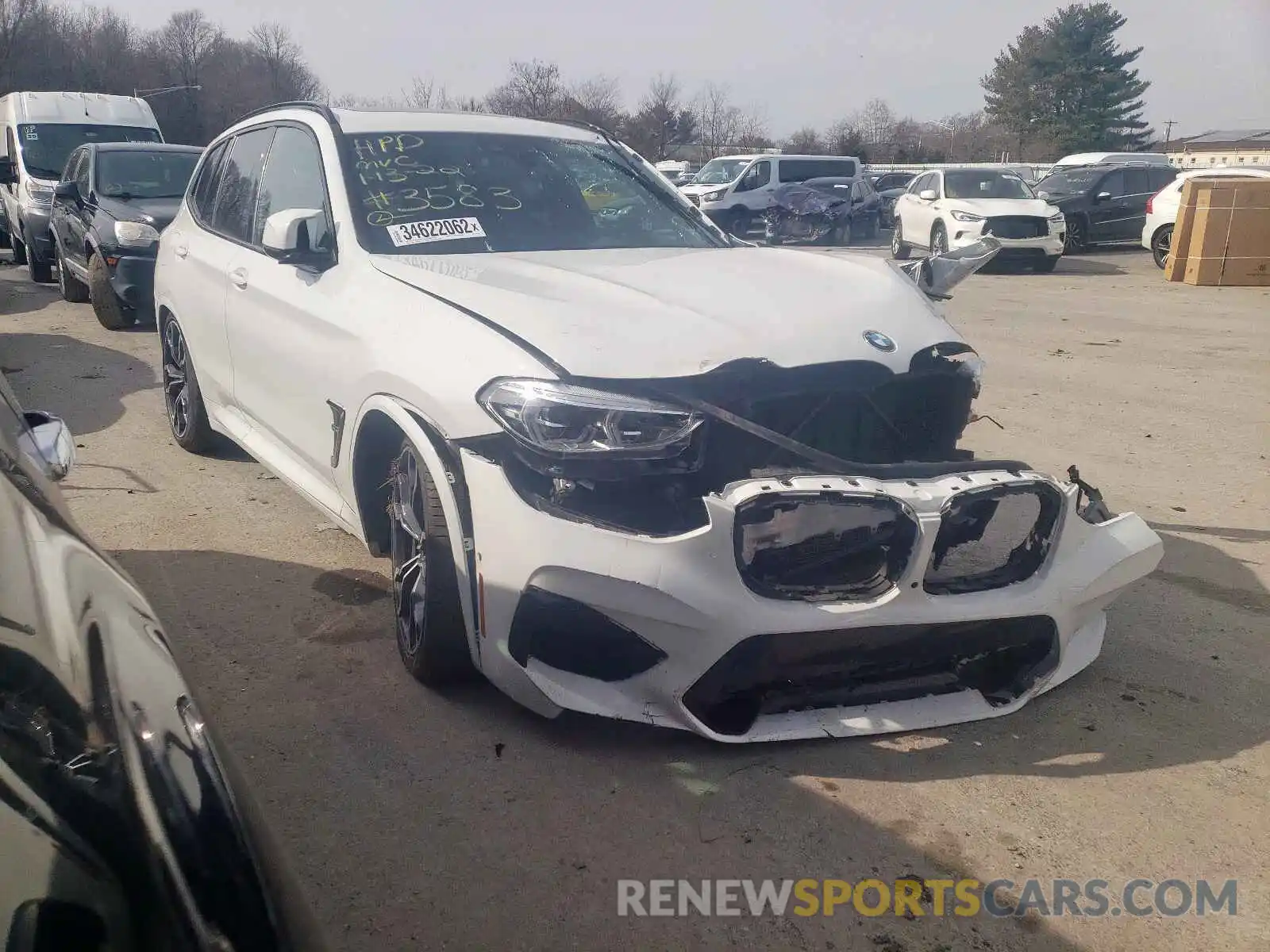 1 Photograph of a damaged car 5YMTS0C0XL9B31837 BMW X3 2020