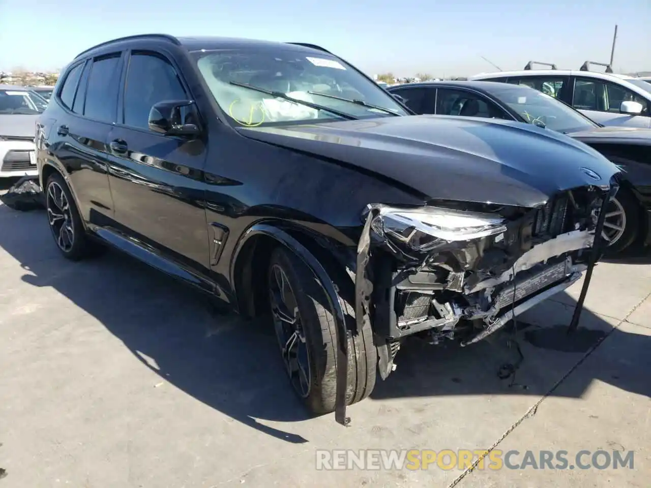 1 Photograph of a damaged car 5YMTS0C0XLLA57869 BMW X3 2020