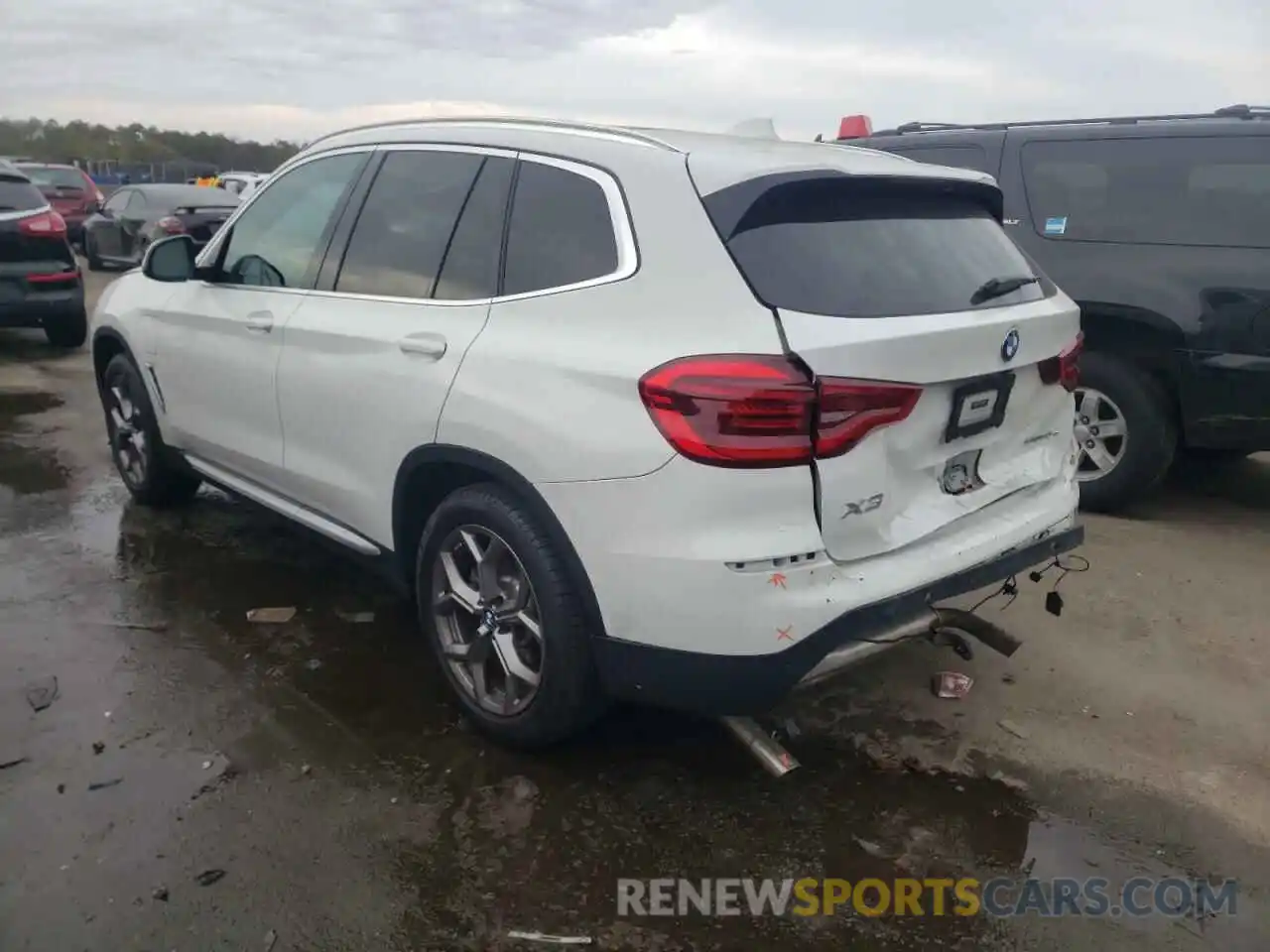 3 Фотография поврежденного автомобиля 5UXTS1C00M9H10396 BMW X3 2021