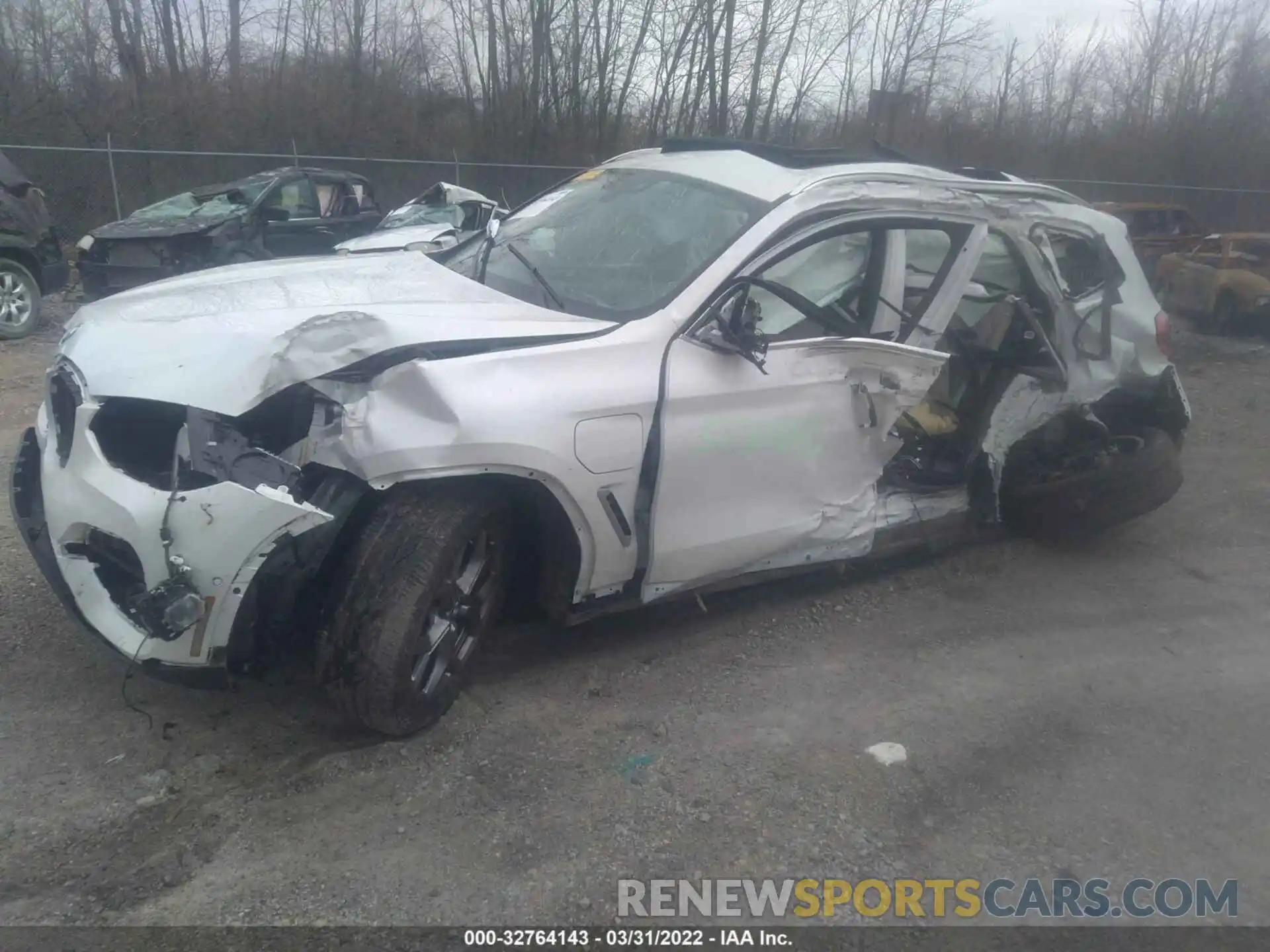 2 Photograph of a damaged car 5UXTS1C01M9D80042 BMW X3 2021