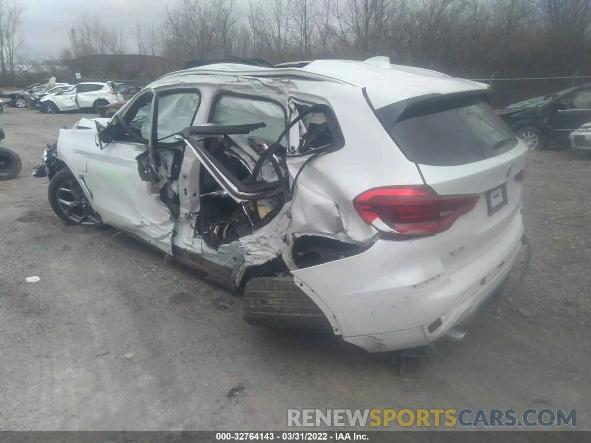 3 Photograph of a damaged car 5UXTS1C01M9D80042 BMW X3 2021