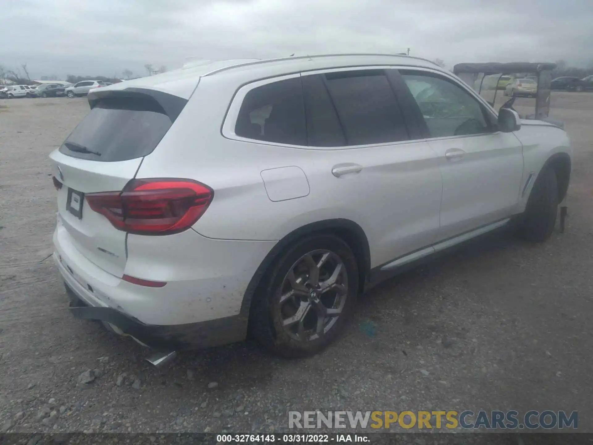 4 Photograph of a damaged car 5UXTS1C01M9D80042 BMW X3 2021