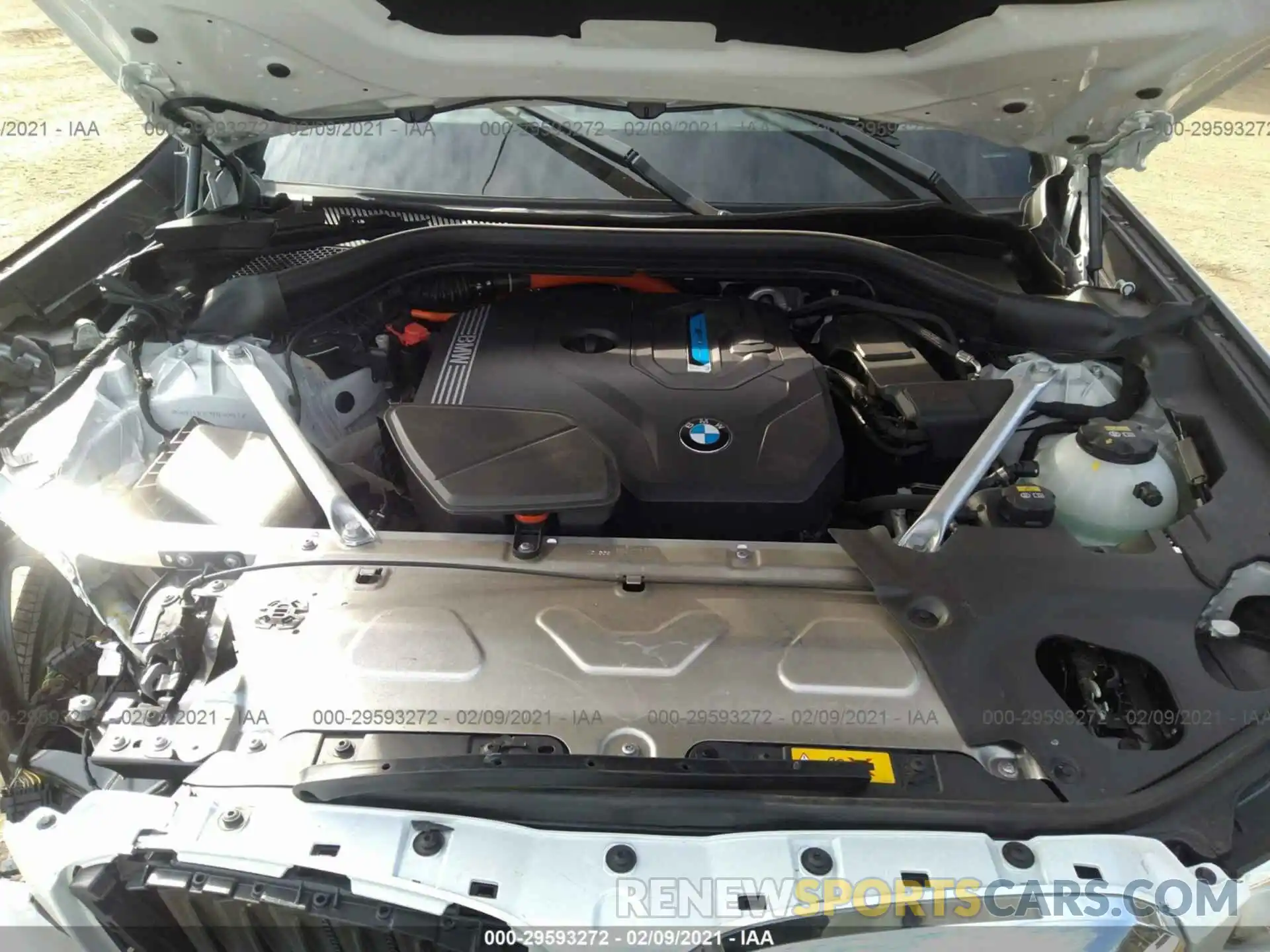 10 Фотография поврежденного автомобиля 5UXTS1C02M9F00947 BMW X3 2021