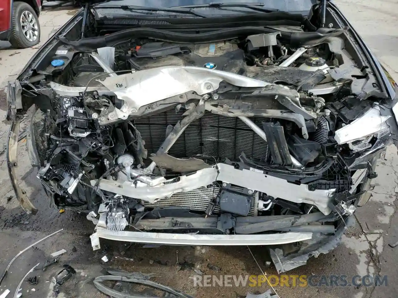 11 Фотография поврежденного автомобиля 5UXTS1C04M9G18076 BMW X3 2021