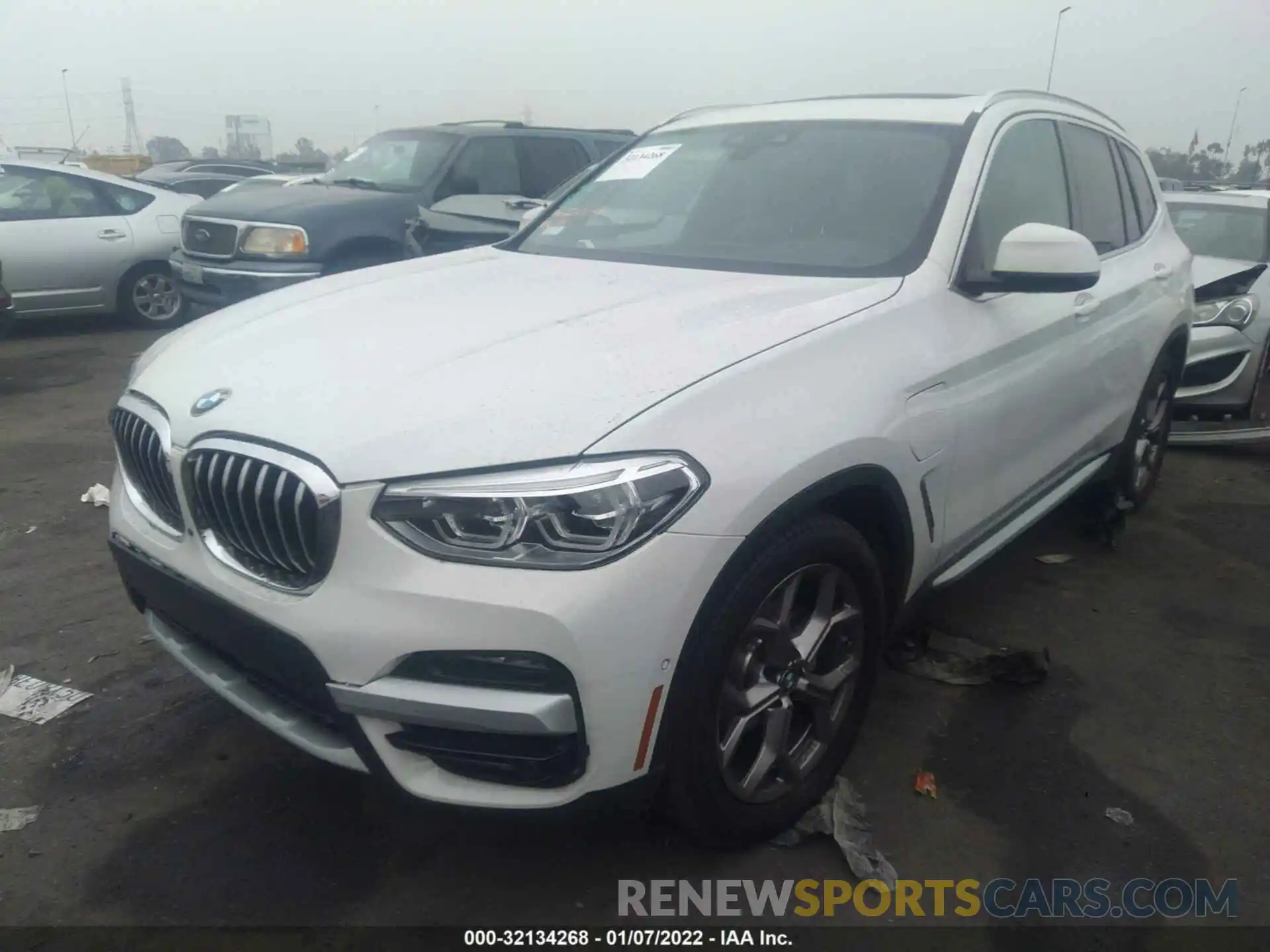 2 Photograph of a damaged car 5UXTS1C05M9F78753 BMW X3 2021