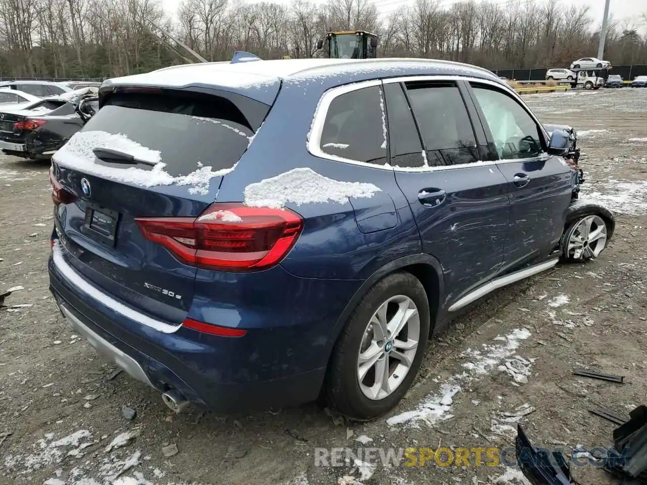 3 Фотография поврежденного автомобиля 5UXTS1C05M9G01321 BMW X3 2021