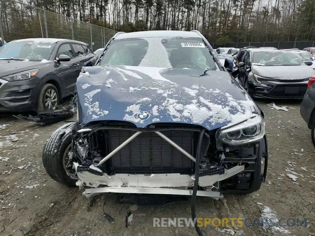 5 Photograph of a damaged car 5UXTS1C05M9G01321 BMW X3 2021