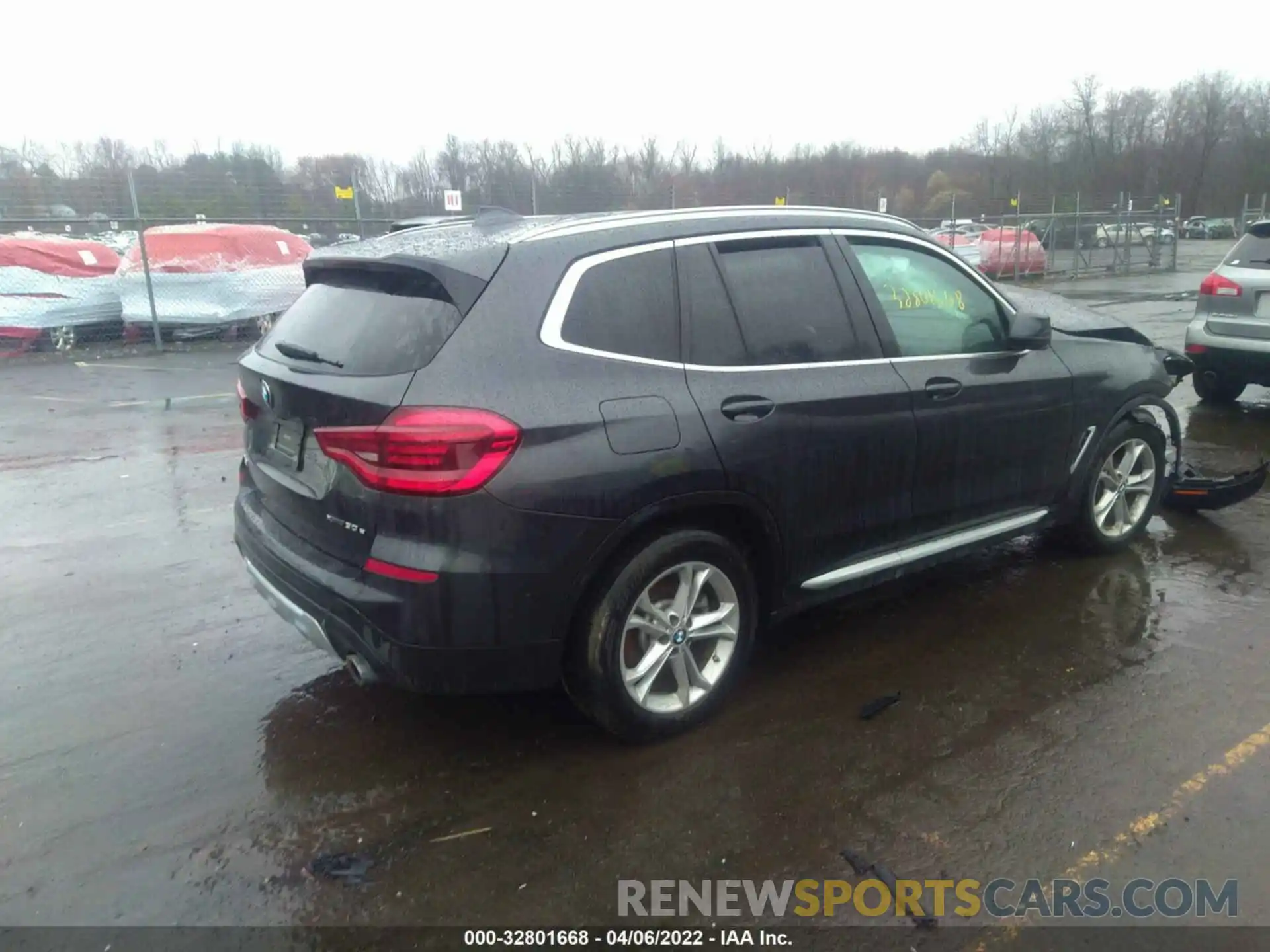 4 Фотография поврежденного автомобиля 5UXTS1C05M9H46701 BMW X3 2021