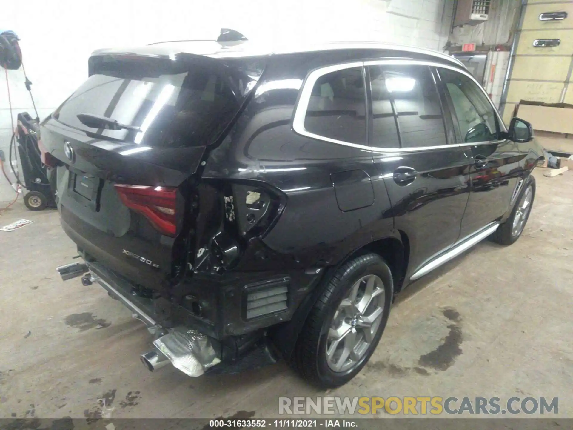 4 Фотография поврежденного автомобиля 5UXTS1C05M9H88608 BMW X3 2021