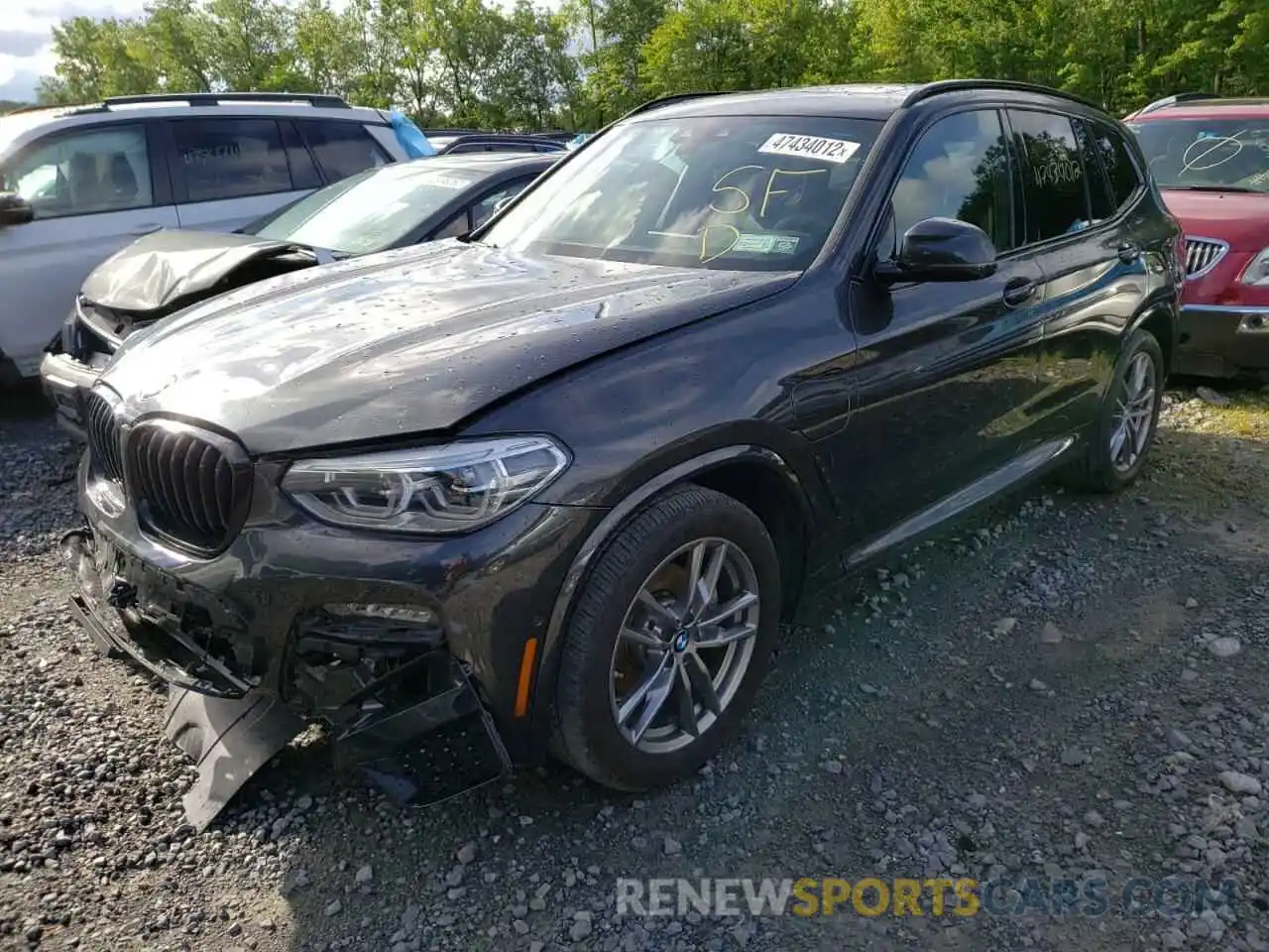 2 Photograph of a damaged car 5UXTS1C06M9F21235 BMW X3 2021