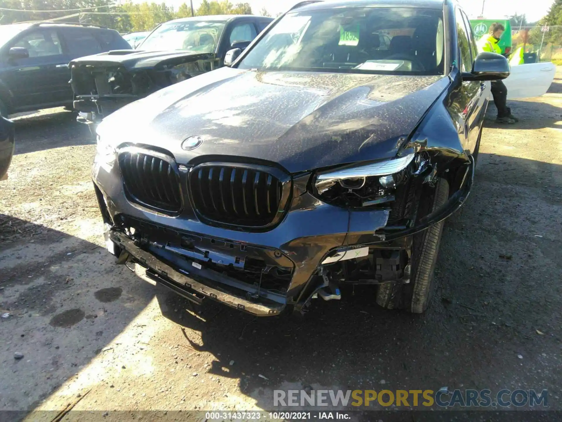 6 Photograph of a damaged car 5UXTS1C06M9F43087 BMW X3 2021