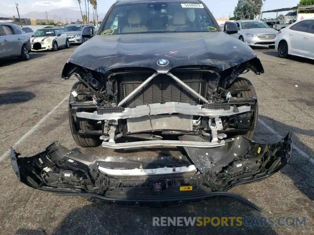 9 Photograph of a damaged car 5UXTS1C08M9H01428 BMW X3 2021