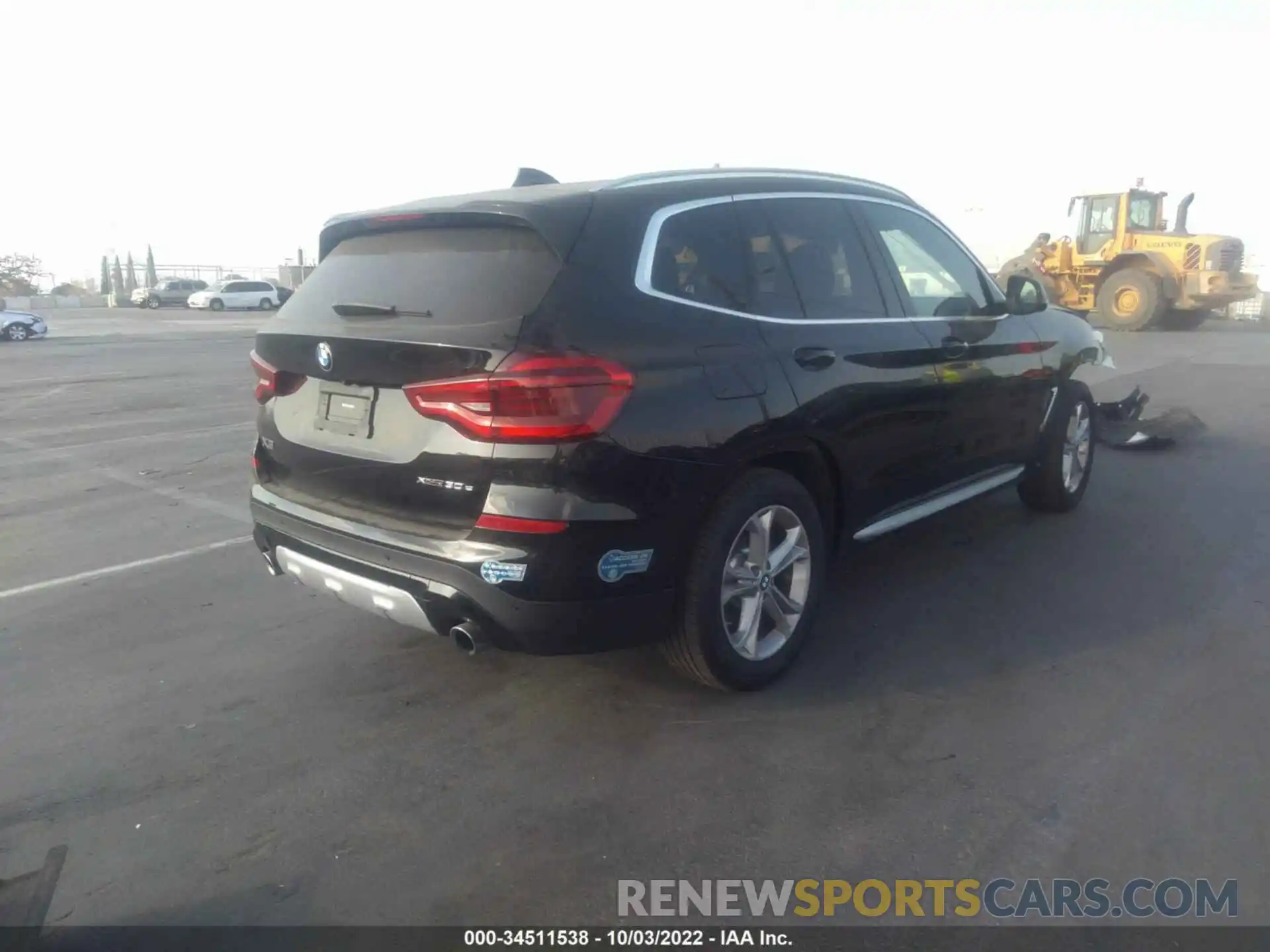 4 Фотография поврежденного автомобиля 5UXTS1C08M9H34218 BMW X3 2021