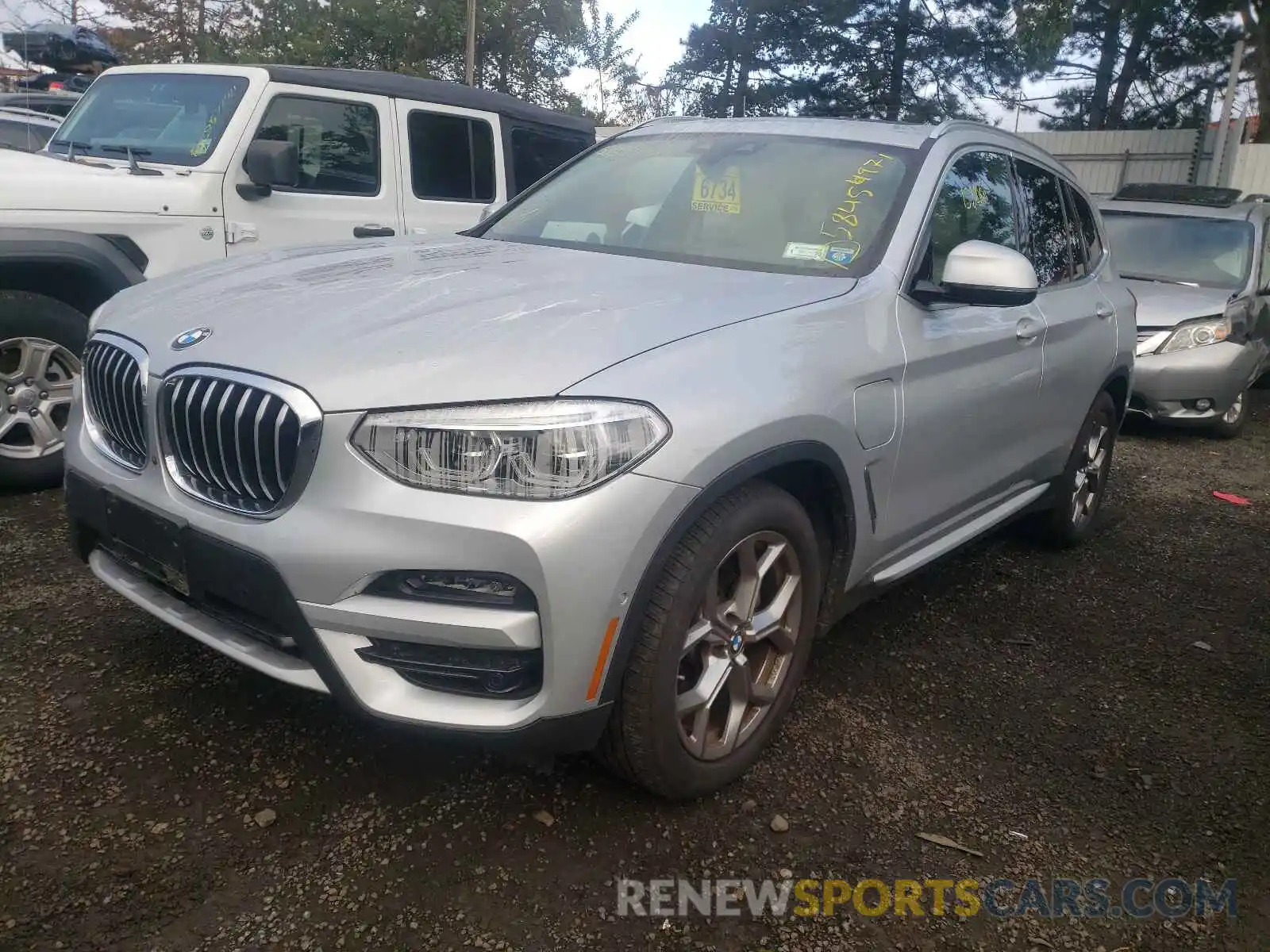 2 Фотография поврежденного автомобиля 5UXTS1C09M9E82737 BMW X3 2021