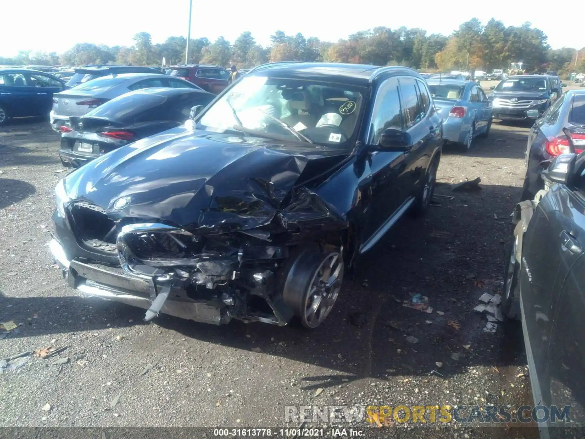 6 Photograph of a damaged car 5UXTS1C09M9F20113 BMW X3 2021