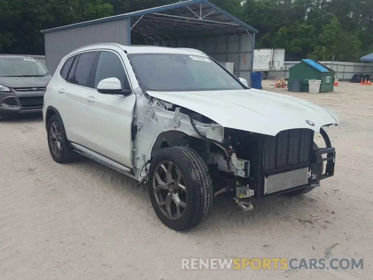 1 Photograph of a damaged car 5UXTY3C00M9D73089 BMW X3 2021