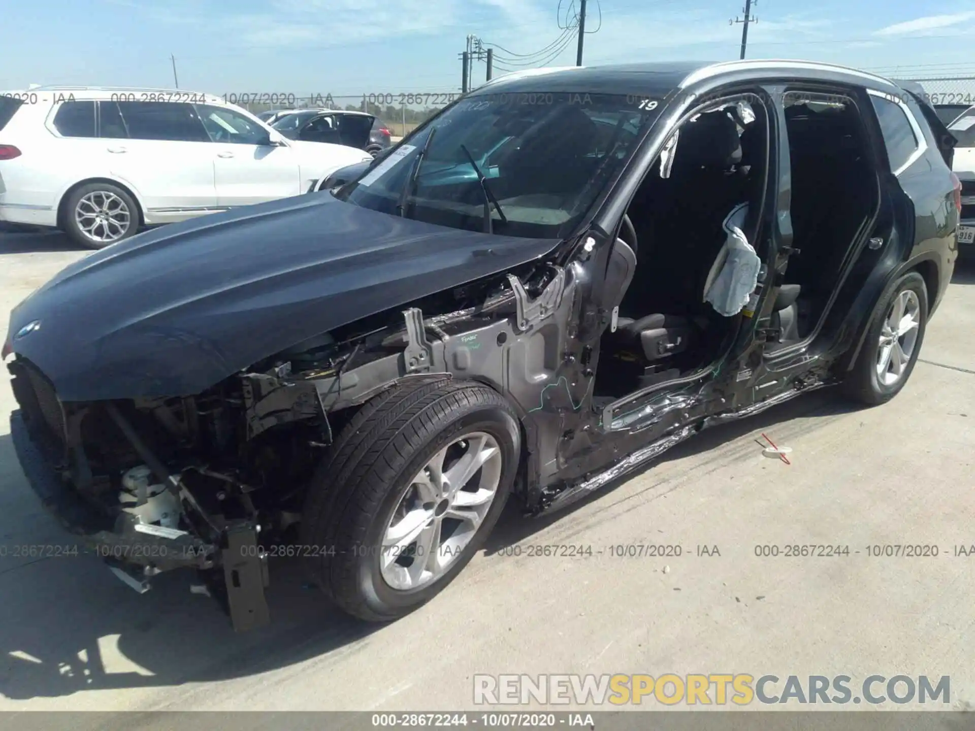 2 Photograph of a damaged car 5UXTY3C00M9E06947 BMW X3 2021