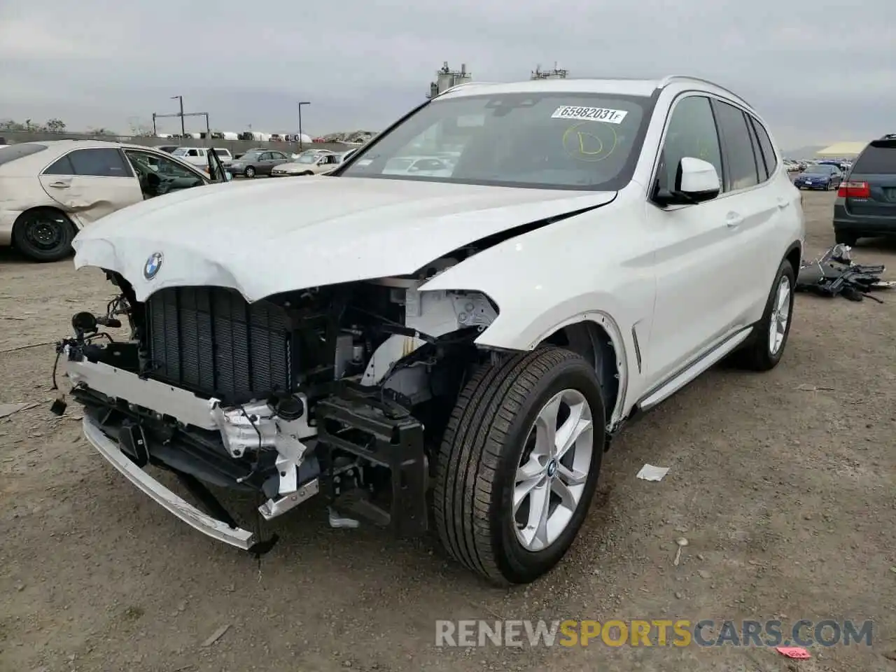 2 Photograph of a damaged car 5UXTY3C00M9E50706 BMW X3 2021