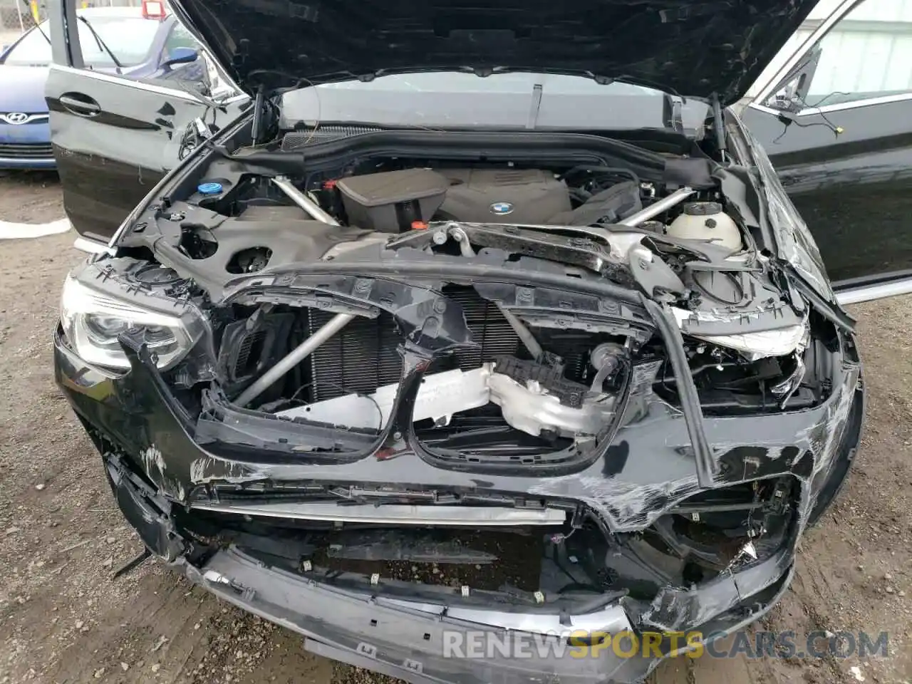 11 Фотография поврежденного автомобиля 5UXTY3C00M9E61060 BMW X3 2021