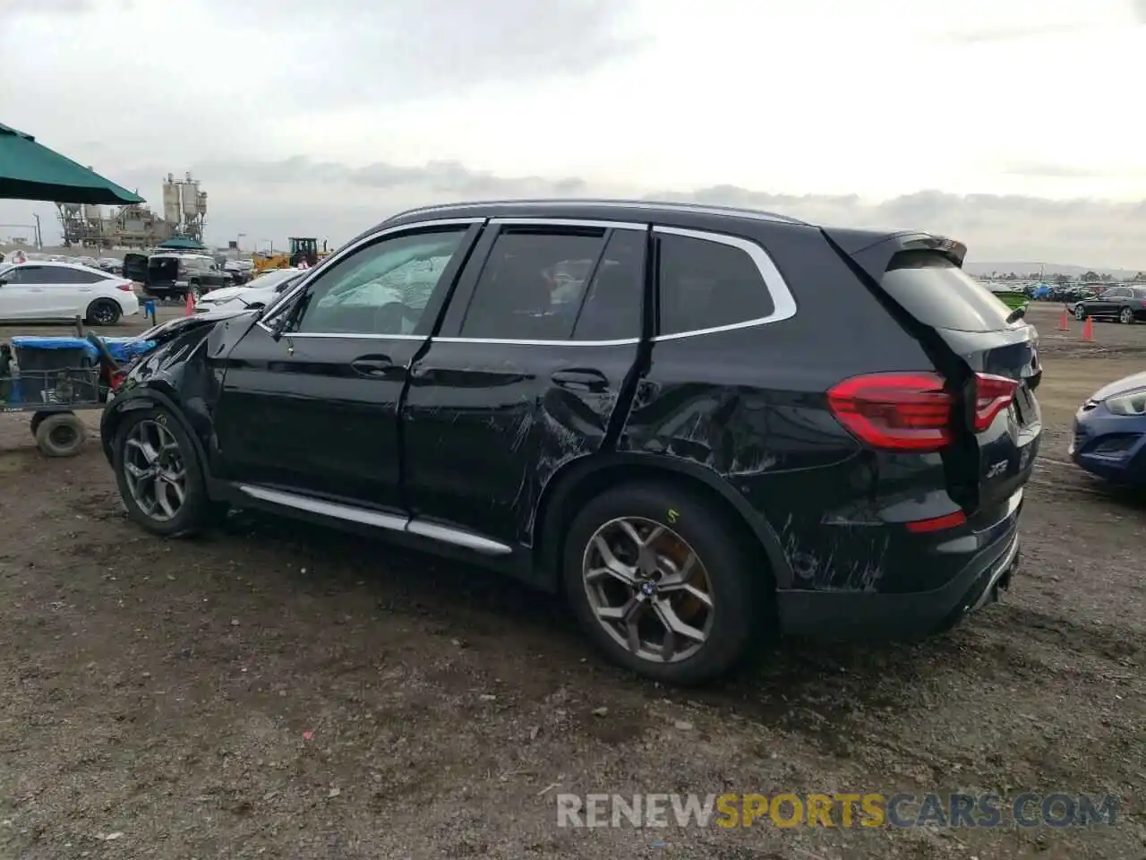 2 Фотография поврежденного автомобиля 5UXTY3C00M9E61060 BMW X3 2021