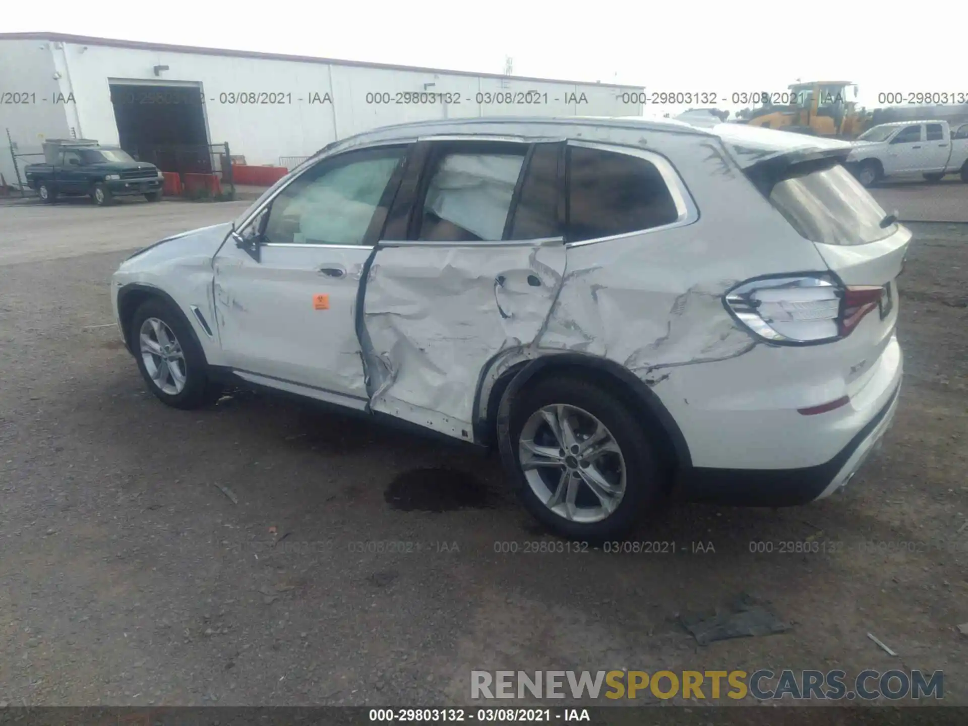 3 Photograph of a damaged car 5UXTY3C00M9E67487 BMW X3 2021