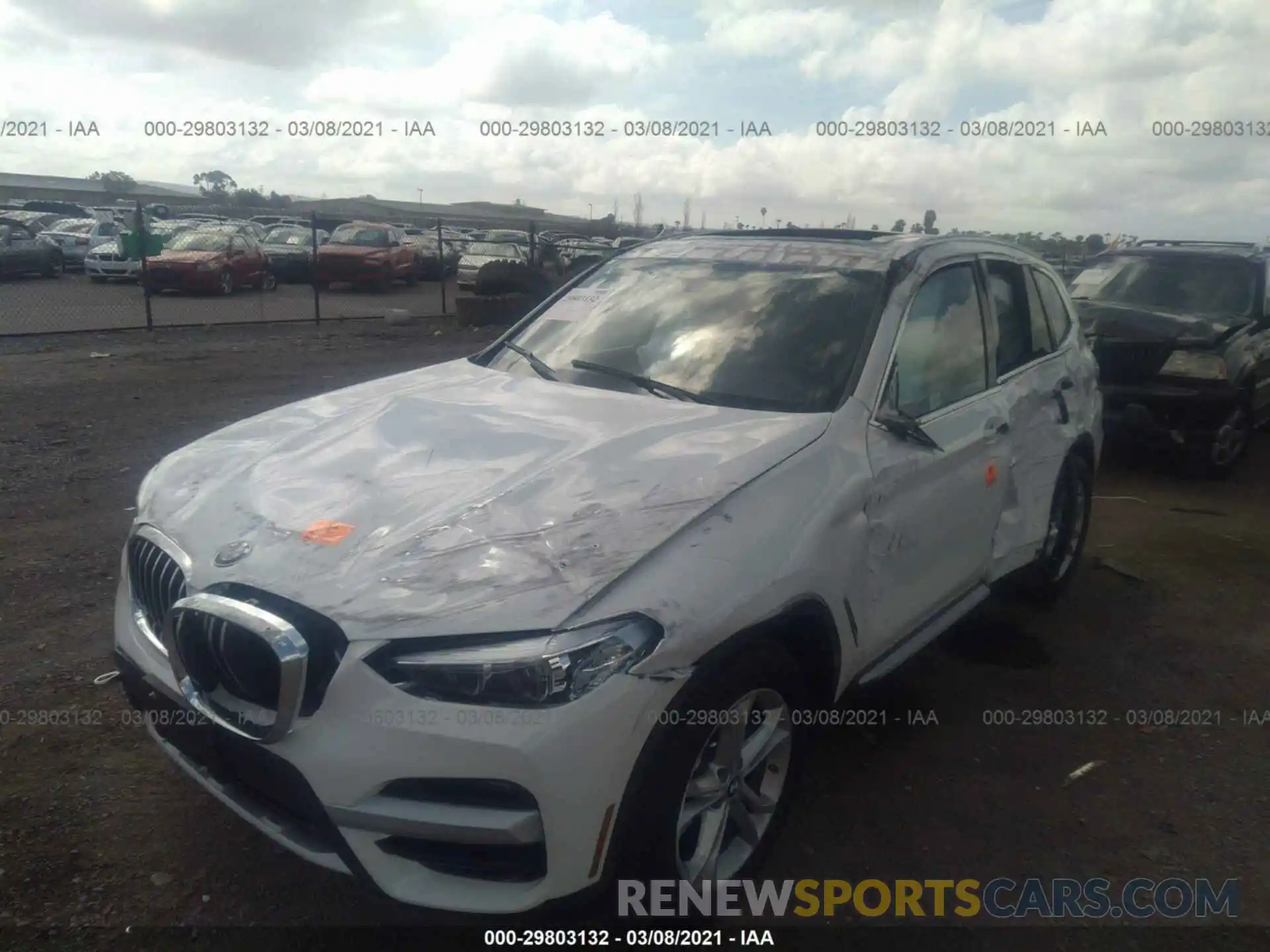 6 Photograph of a damaged car 5UXTY3C00M9E67487 BMW X3 2021