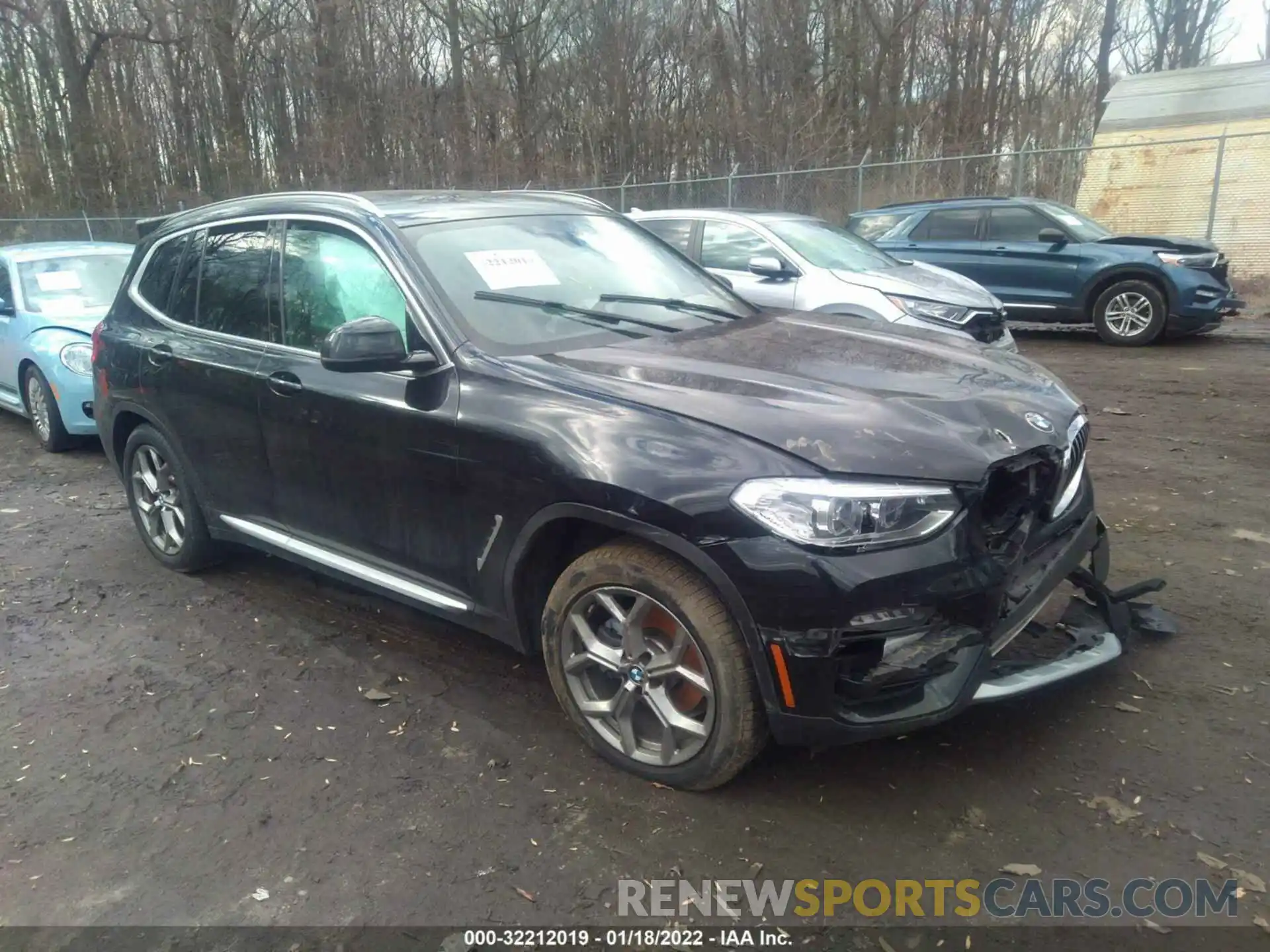 1 Photograph of a damaged car 5UXTY3C00M9G49321 BMW X3 2021